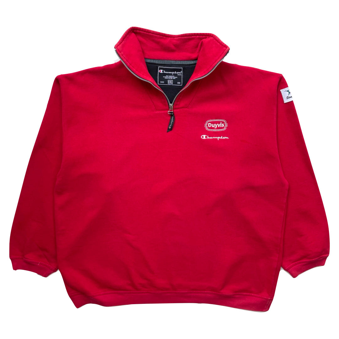 Champion discount puffer pullover 1/4 zip jacket M