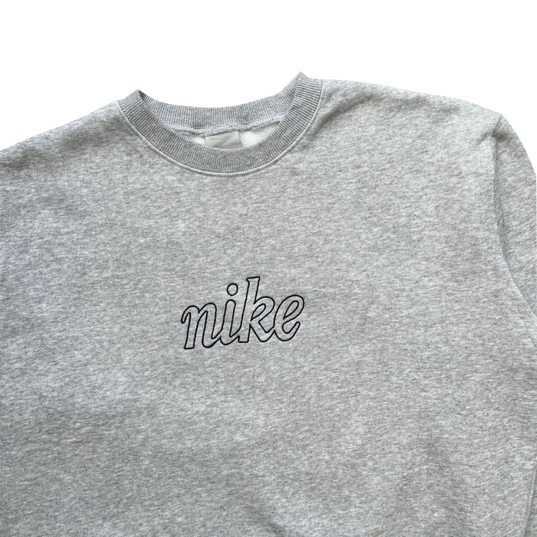 grey nike vintage jumper