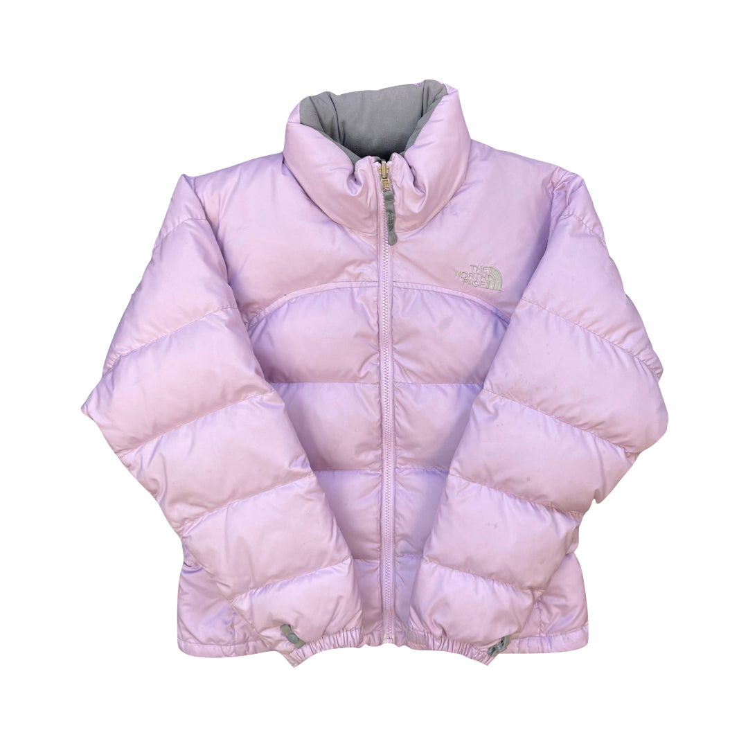 The North Face Womens Baby Lilac Pink Puffer Jacket