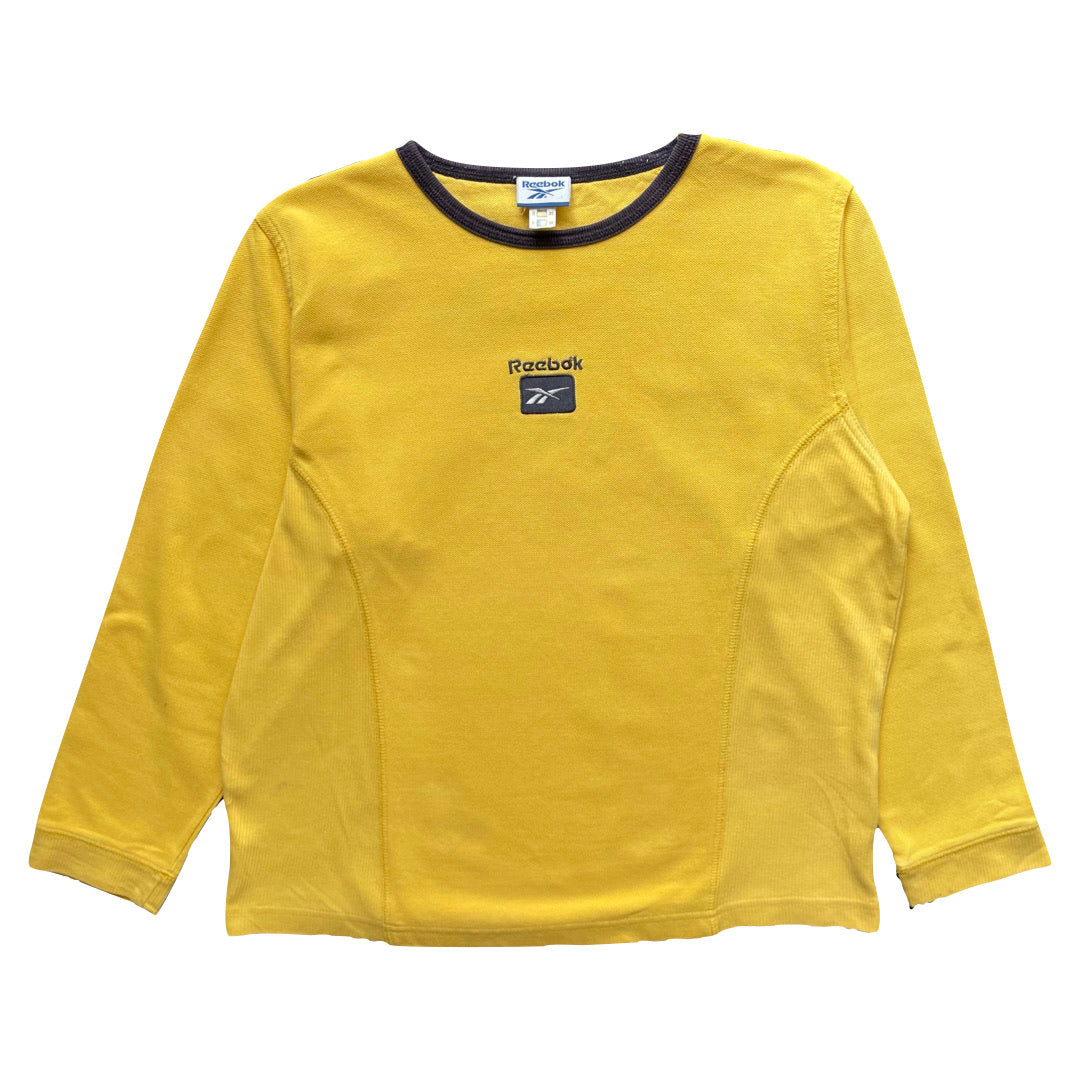 Reebok Yellow Sweatshirt We Vintage