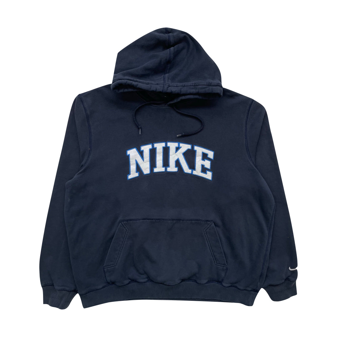 Nike Navy Blue Hoodie Sweatshirt We Vintage