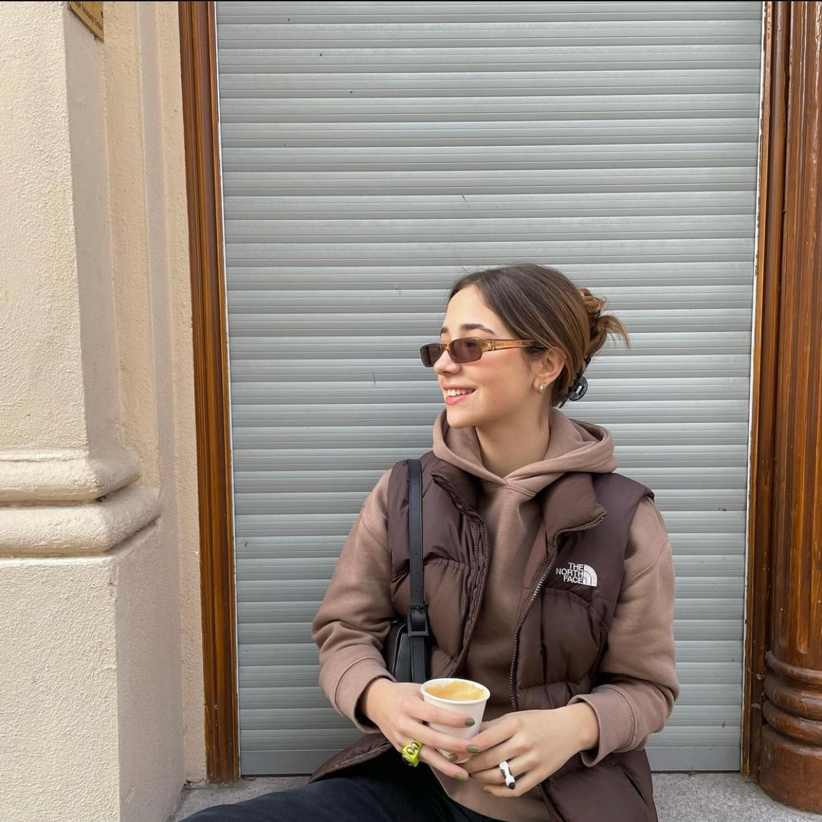 The North Face Womens Brown Gilet Puffer Jacket