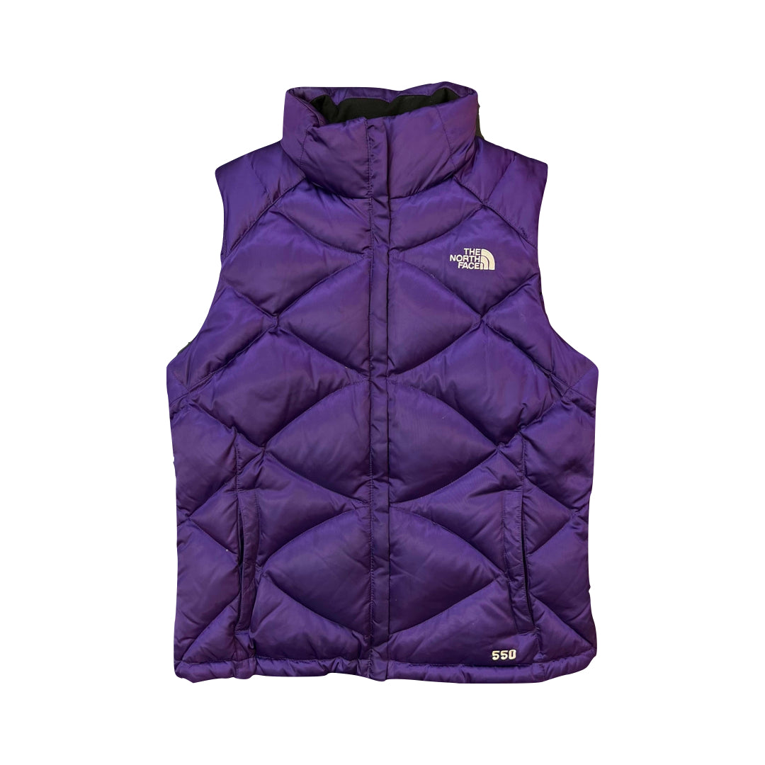 The North Face Women s Purple Gilet Puffer Jacket We Vintage