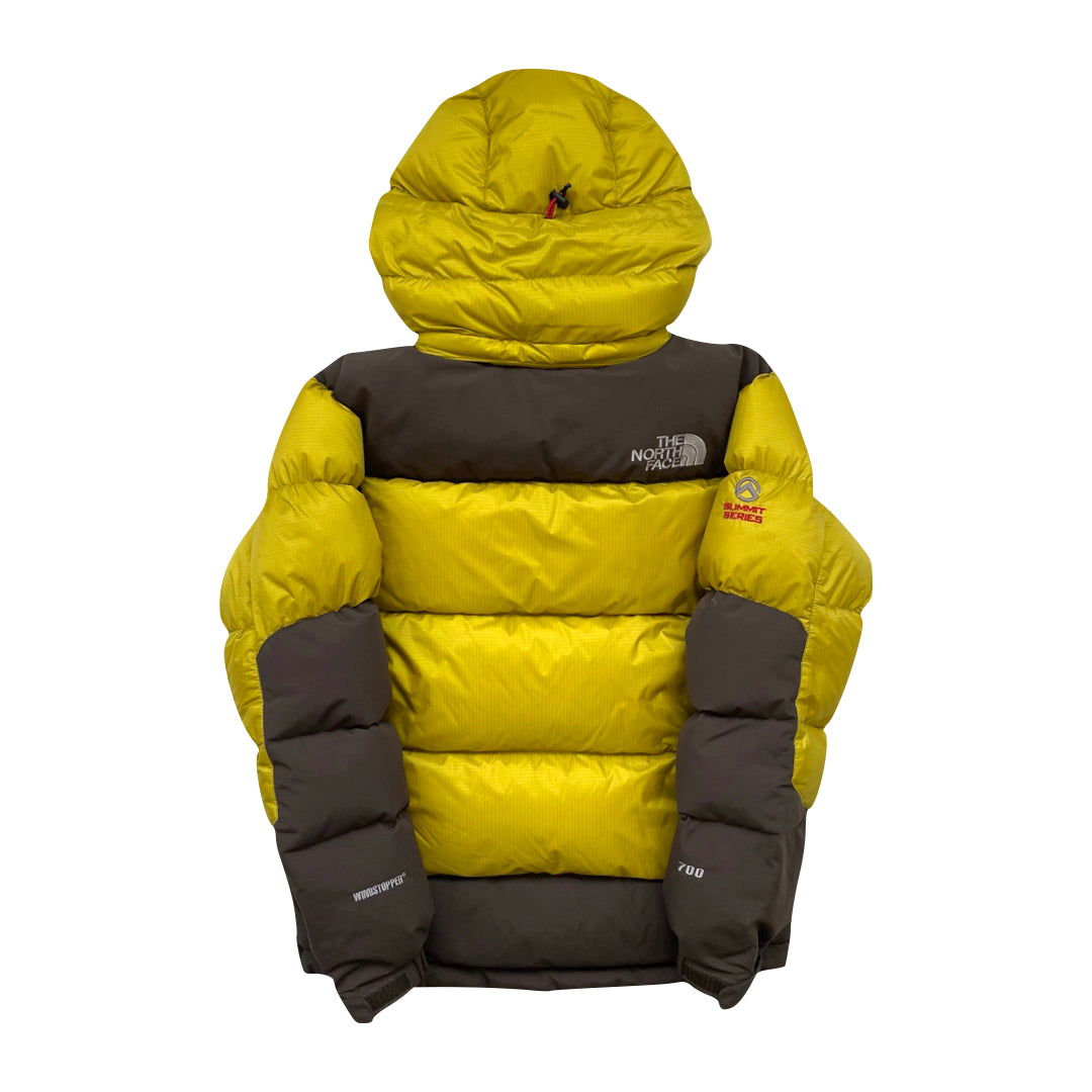 The North Face Pale Yellow Summit Series Puffer Jacket