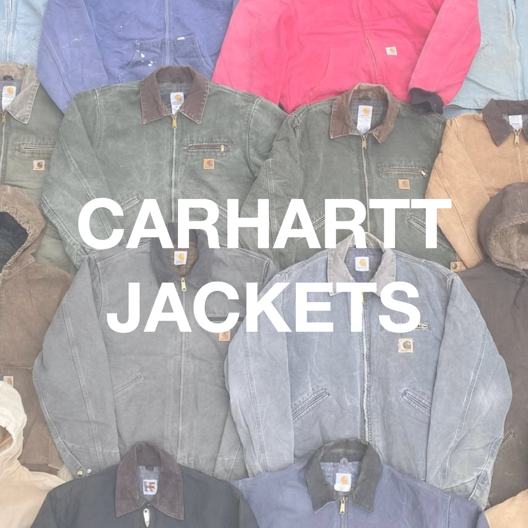 Vintage Carhartt Faded Brown Detroit Collared Jacket