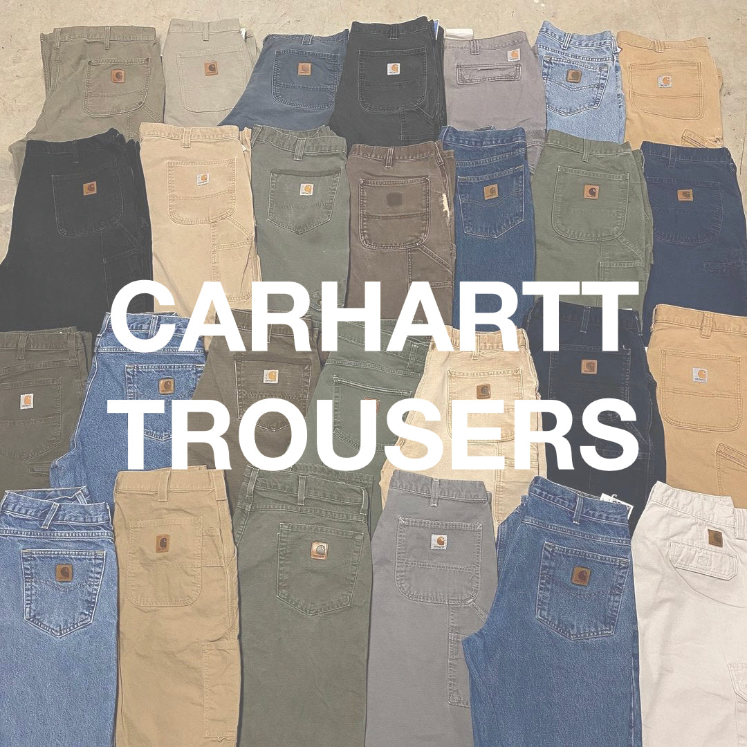 Vintage Faded Carhartt Workwear Carpenter Double Knee Trousers Pants