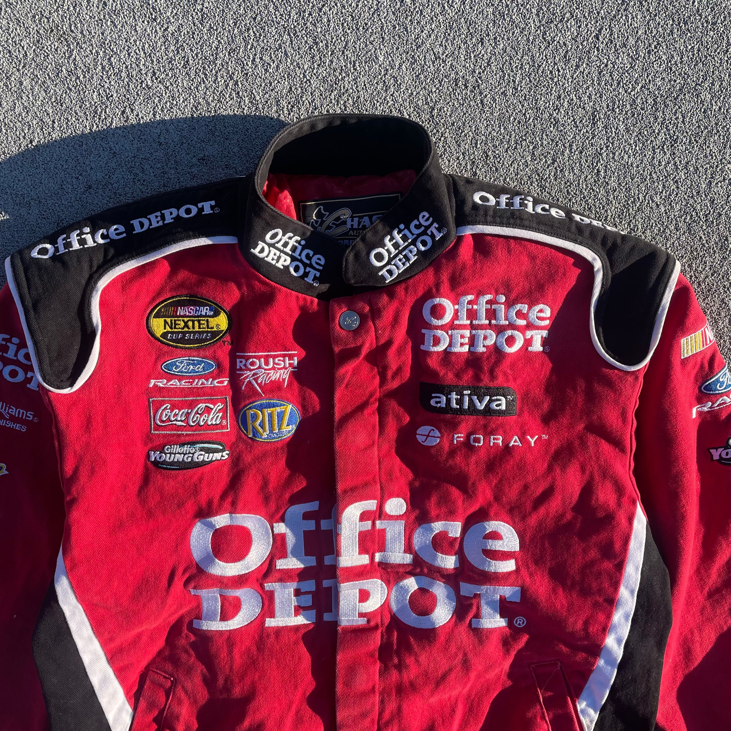 Vintage Office Depot Nascar Racing Jacket