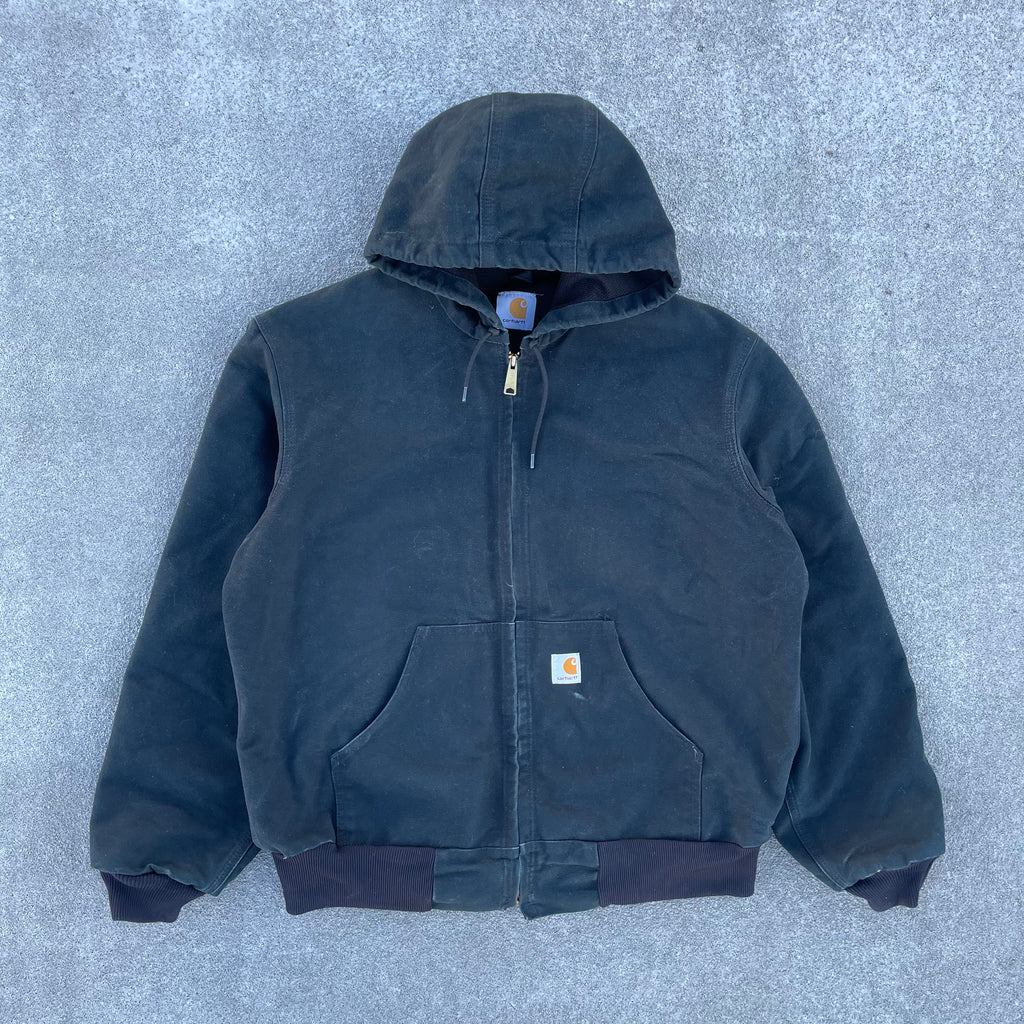 Vintage Carhartt Black Hooded Jacket