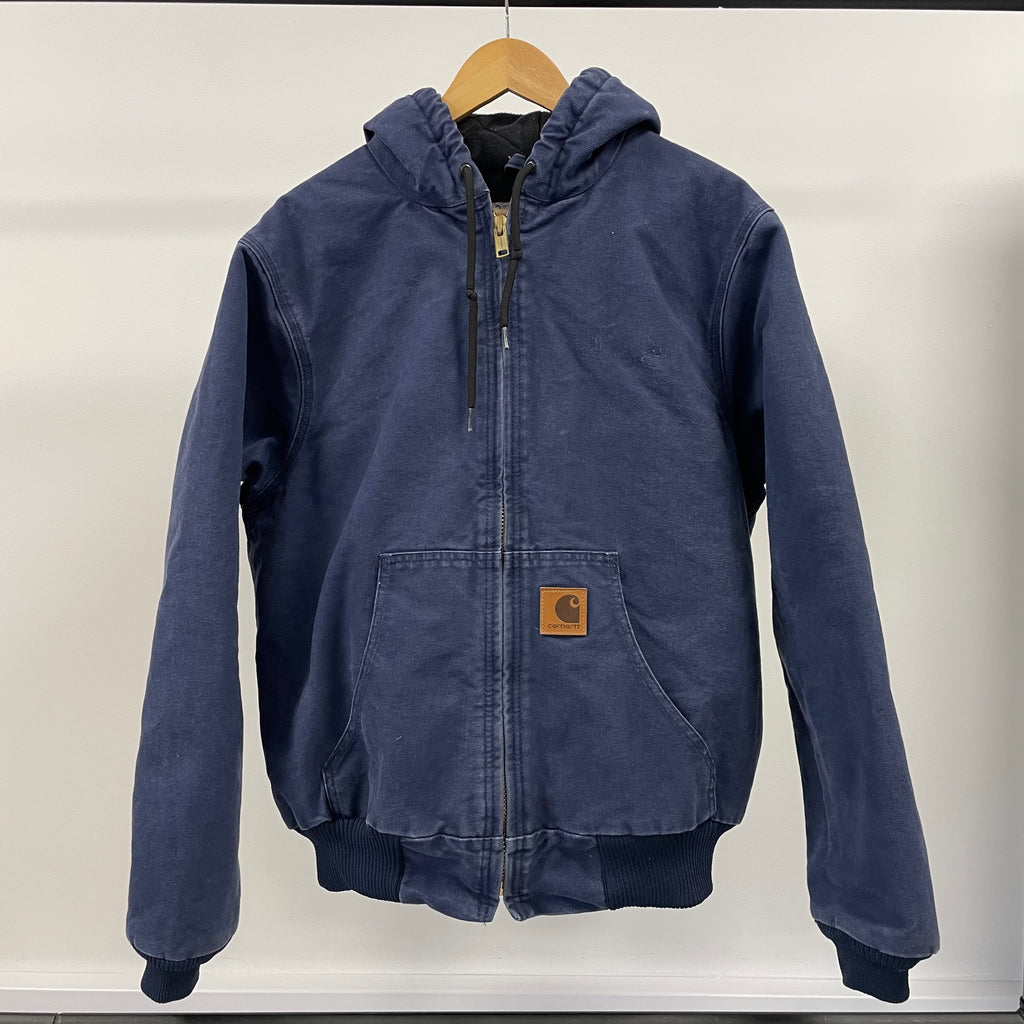 Carhartt denim 2025 jacket kanye