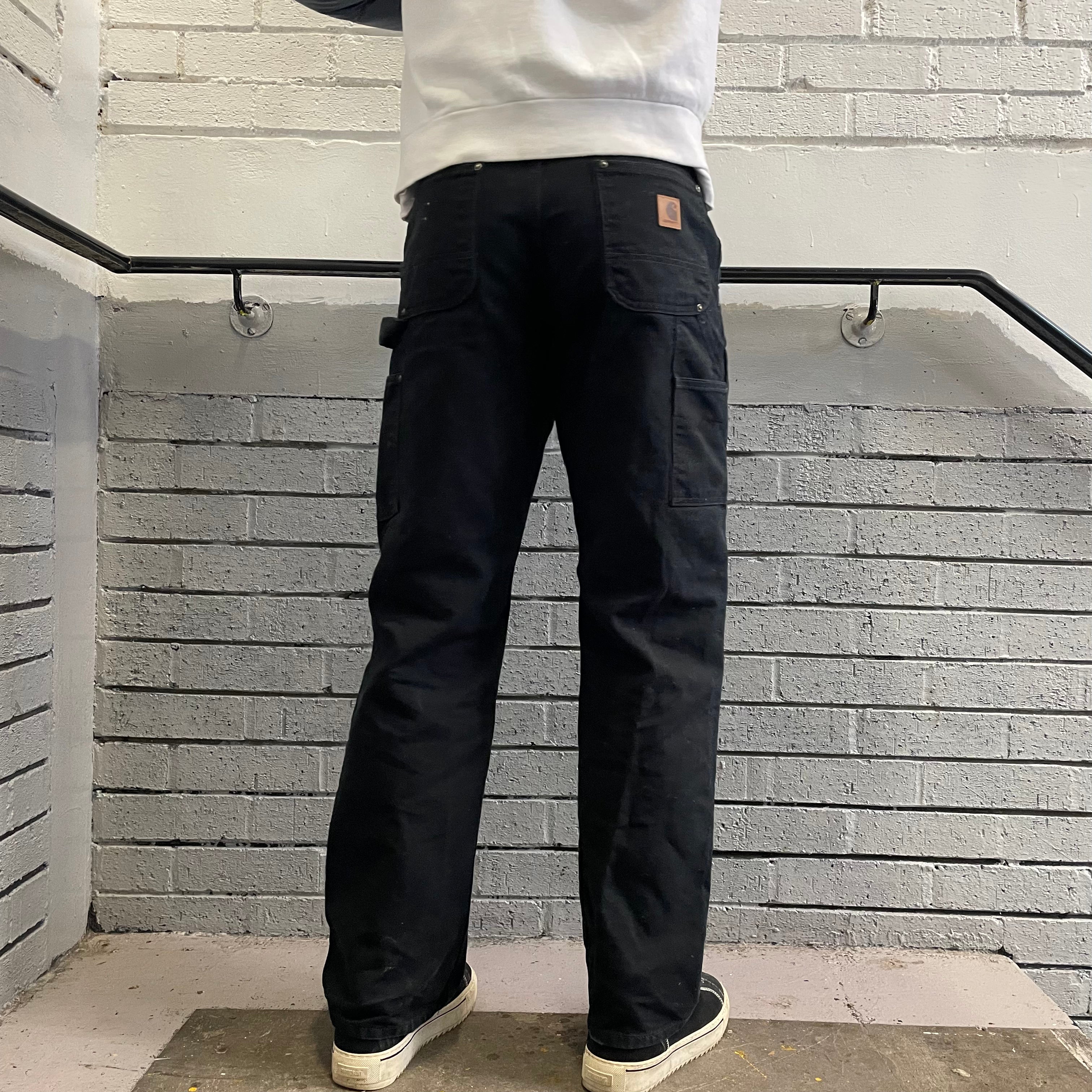 Vintage Carhartt Black Carpenter Trousers