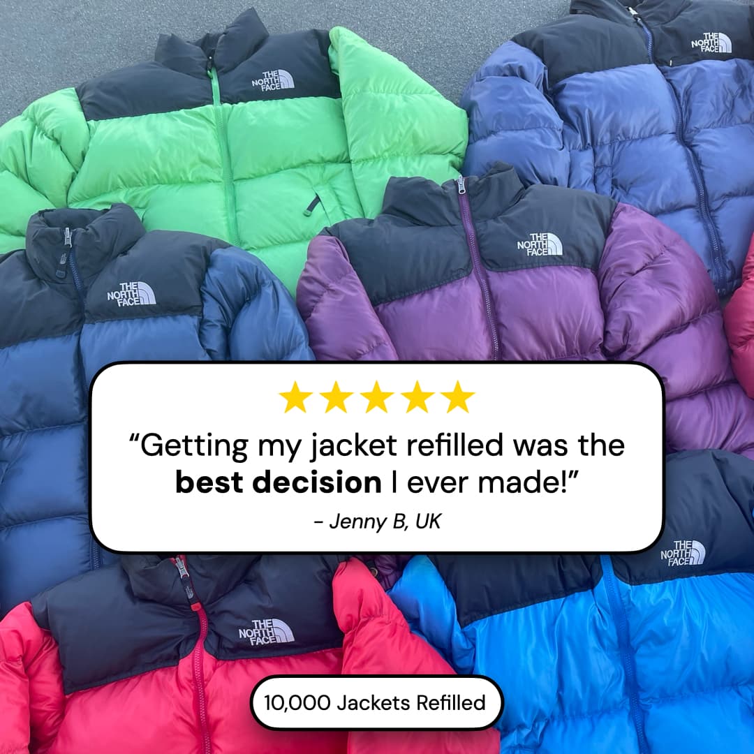 Get Your North Face Puffer Refilled!