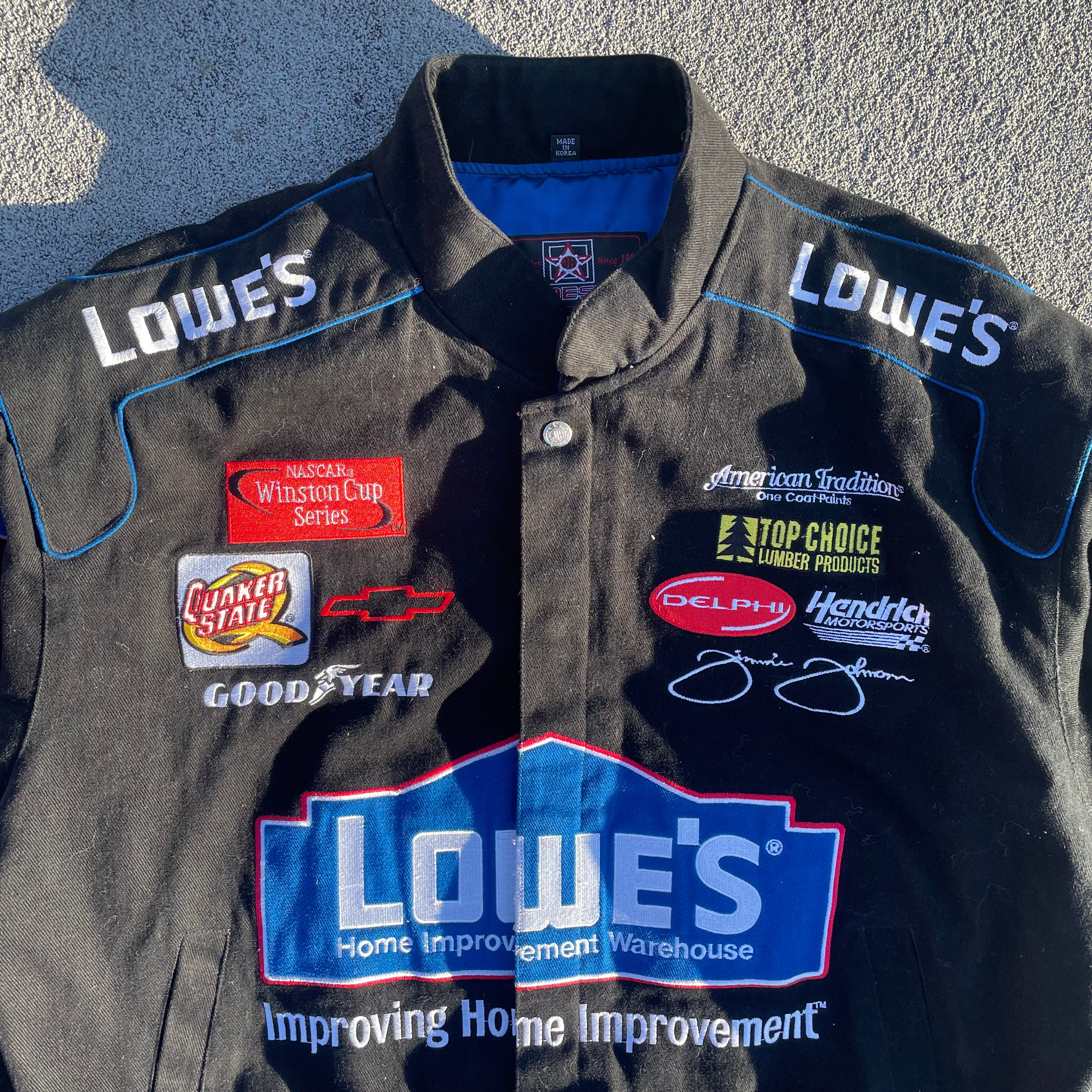 Vintage Lowe's Nascar Racing Jacket