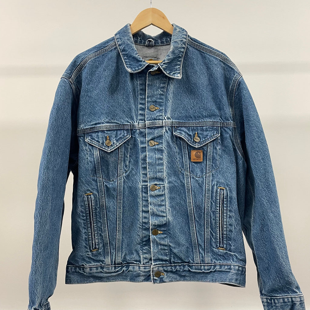 Vintage Carhartt Denim Blue Detroit Jacket