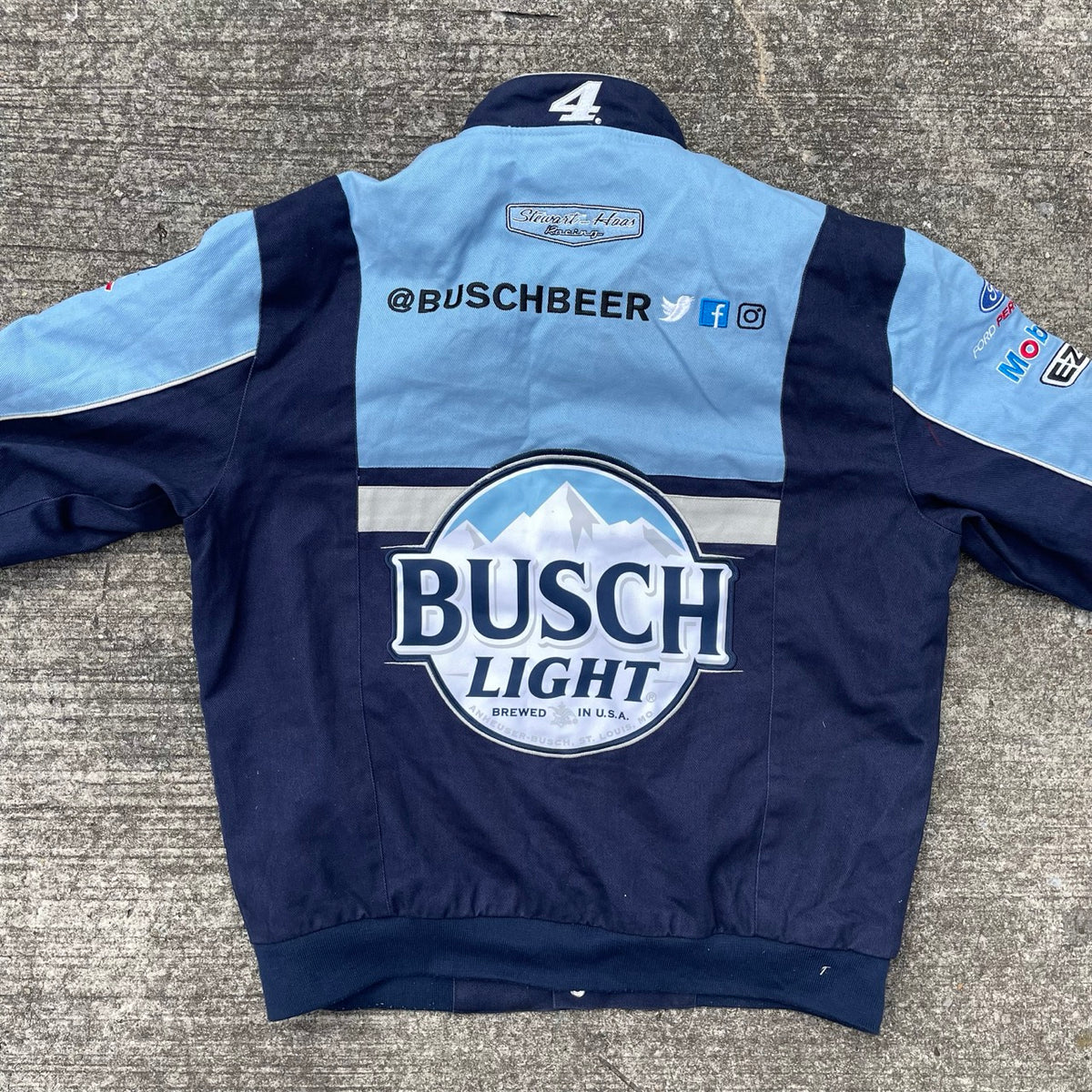 Vintage Busch Light Nascar Racing Jacket | We Vintage