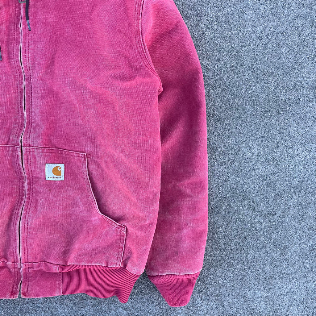 Vintage Carhartt Burnt Pink Hooded Jacket