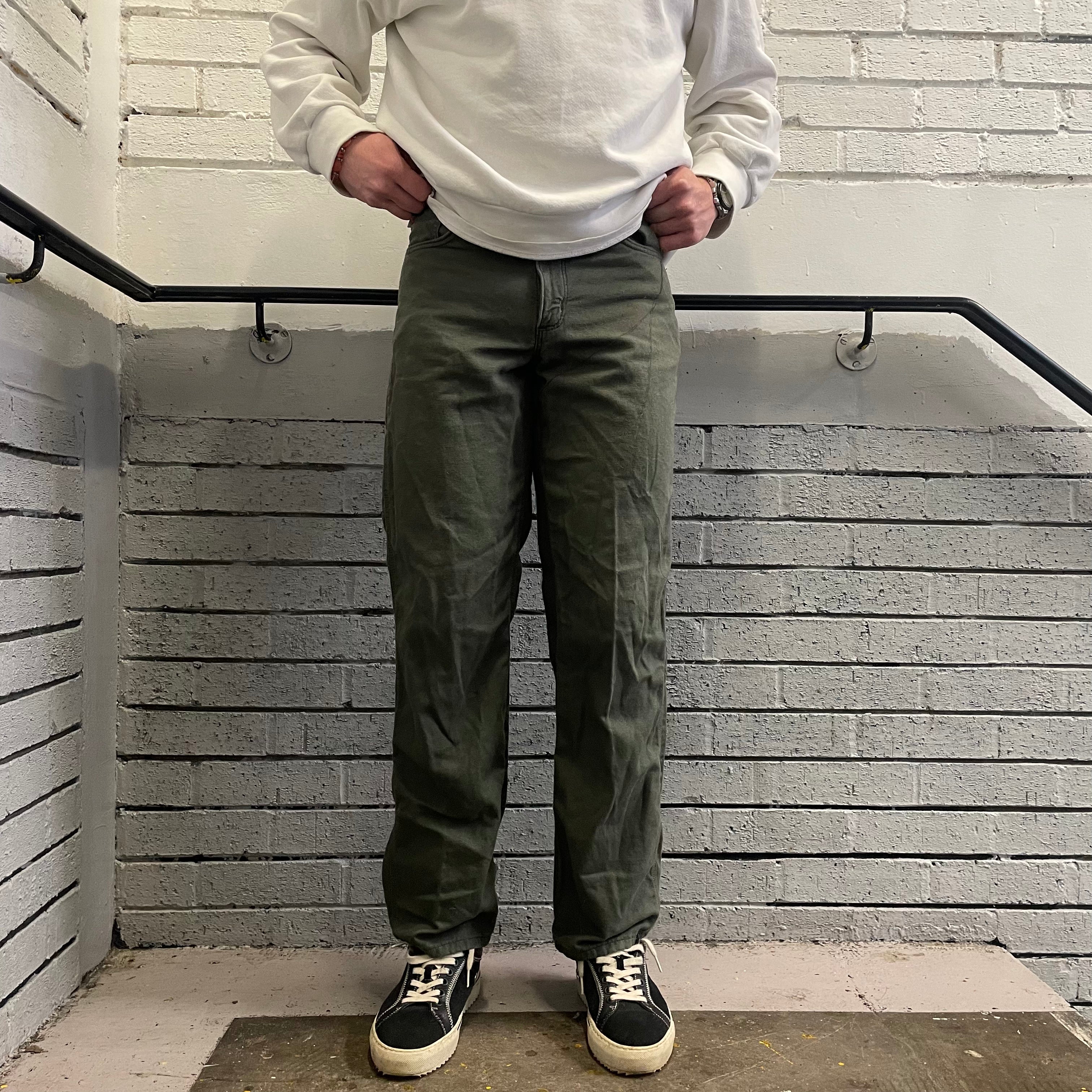 Vintage Carhartt Khaki Green Carpenter Trousers