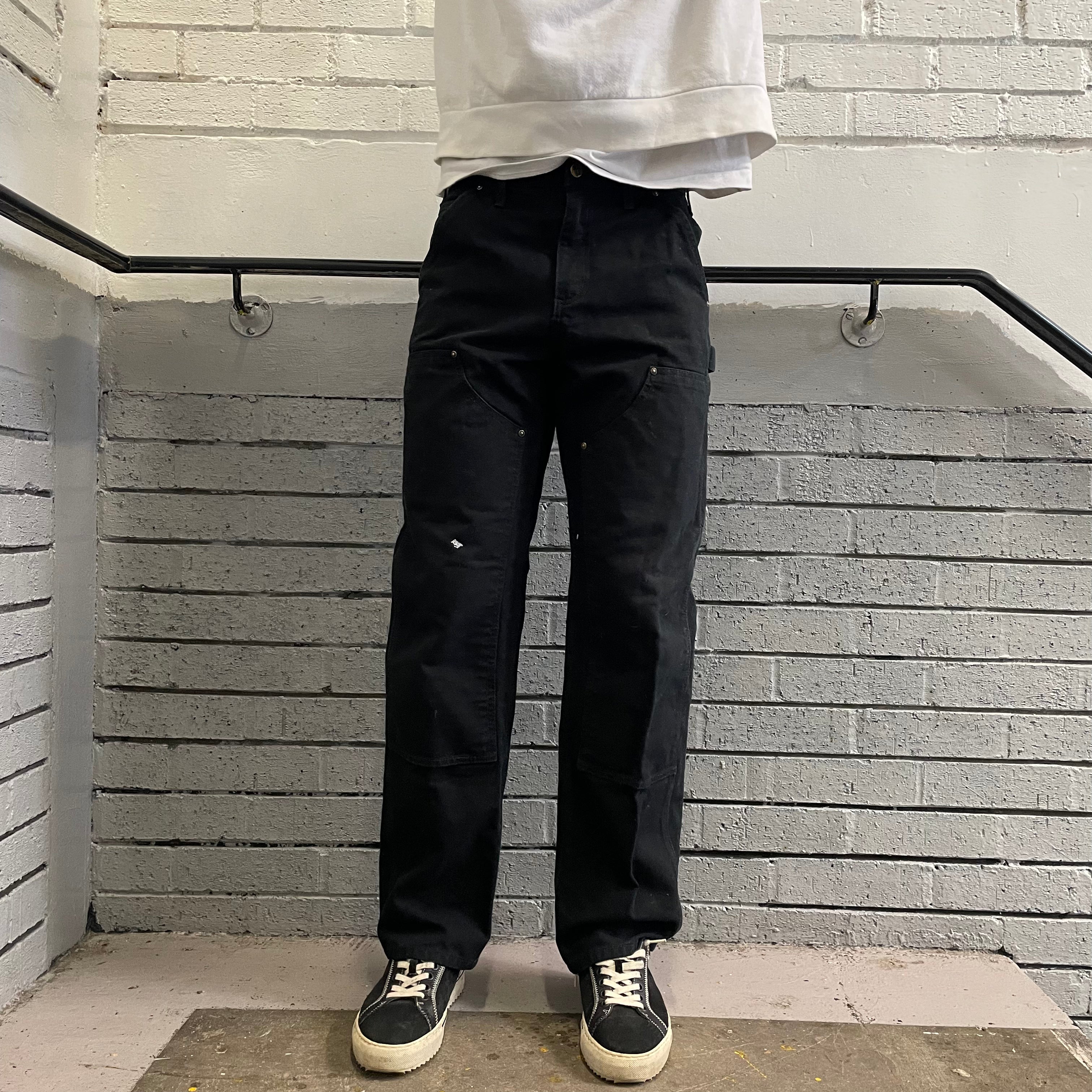 Vintage Carhartt Black Carpenter Trousers