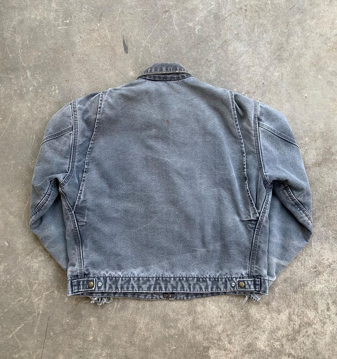 Vintage Carhartt Faded Grey Detroit Jacket