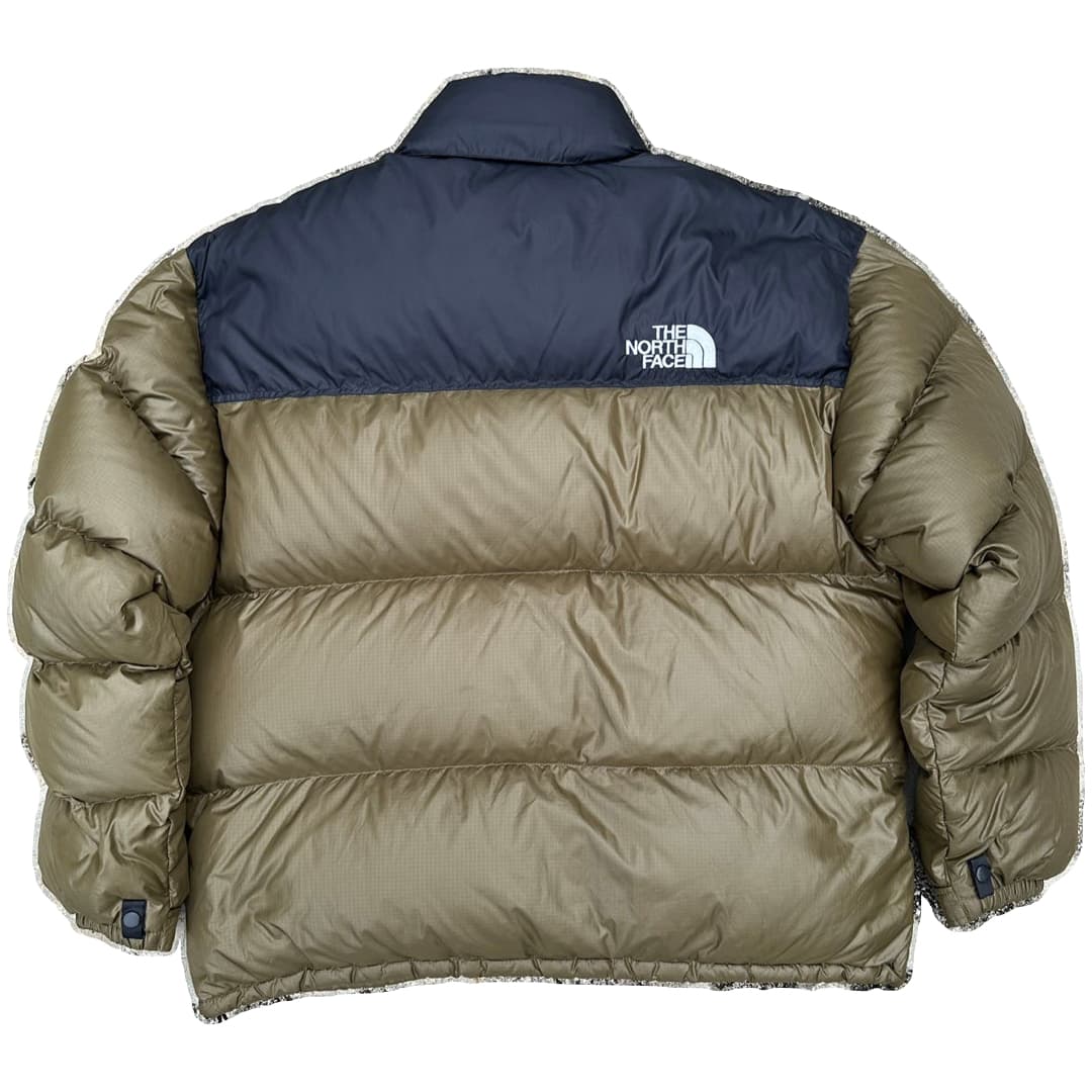 The North Face Khaki Green Puffer Jacket