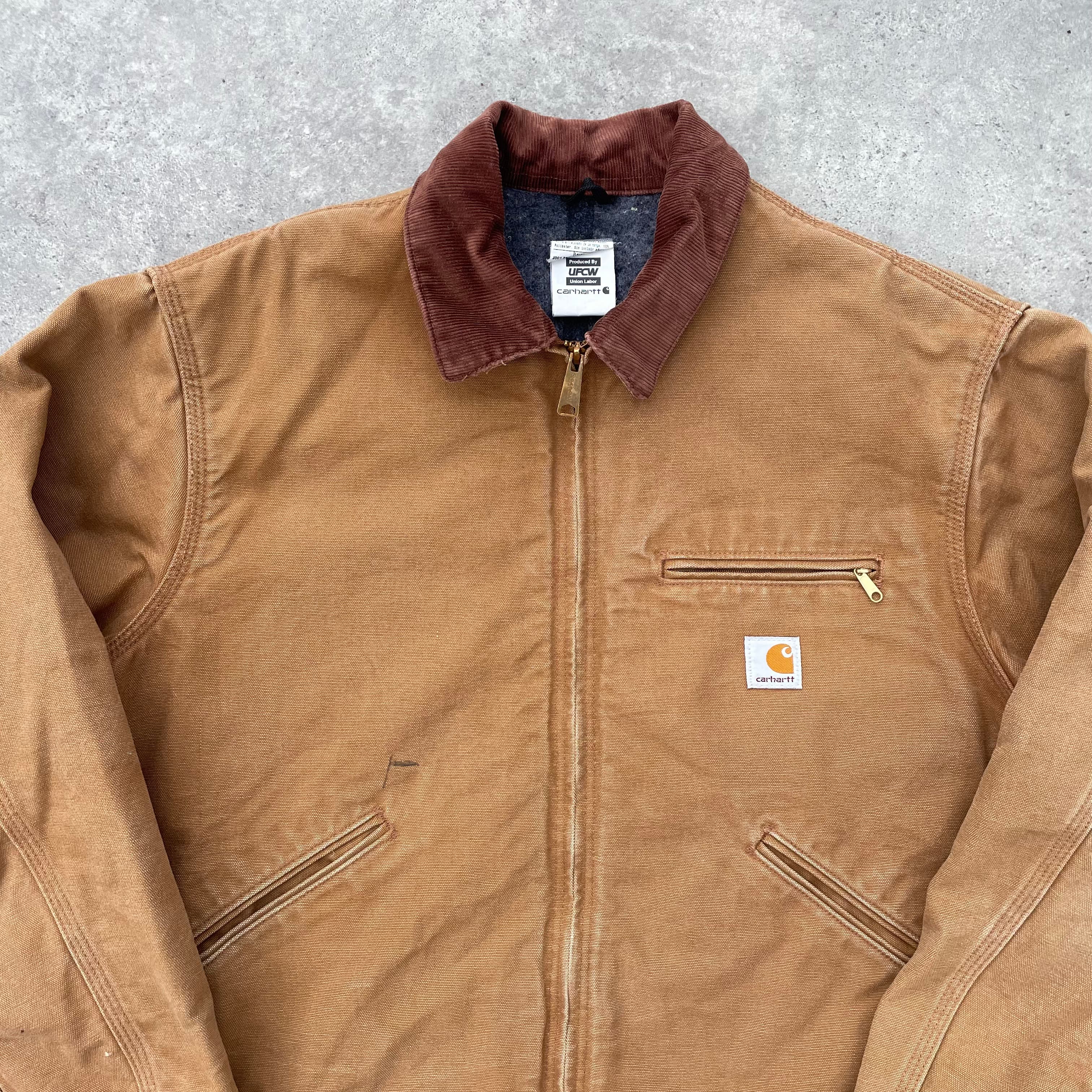Vintage Carhartt Light Brown Detroit Jacket | We Vintage