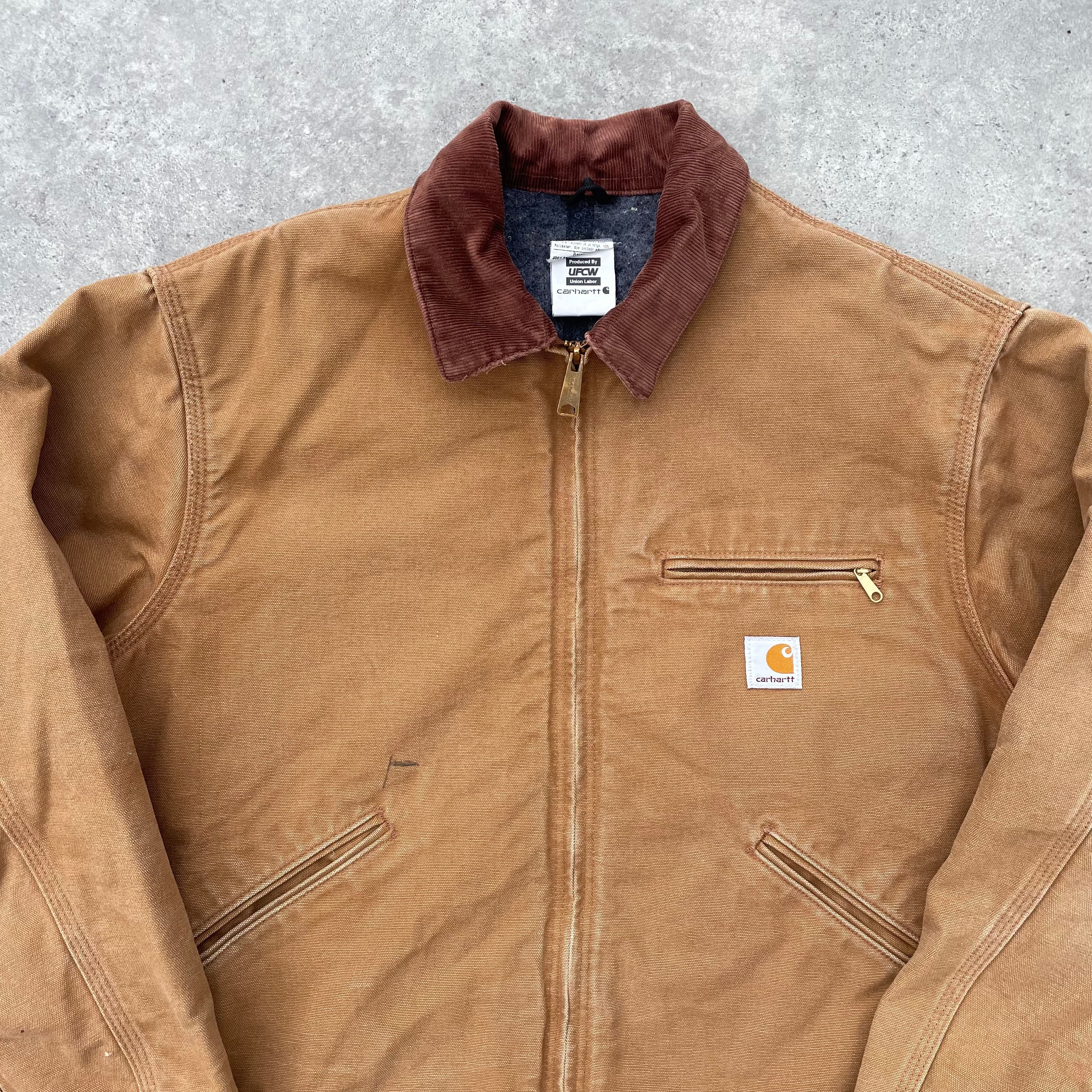 Vintage Carhartt Light Brown Detroit Jacket