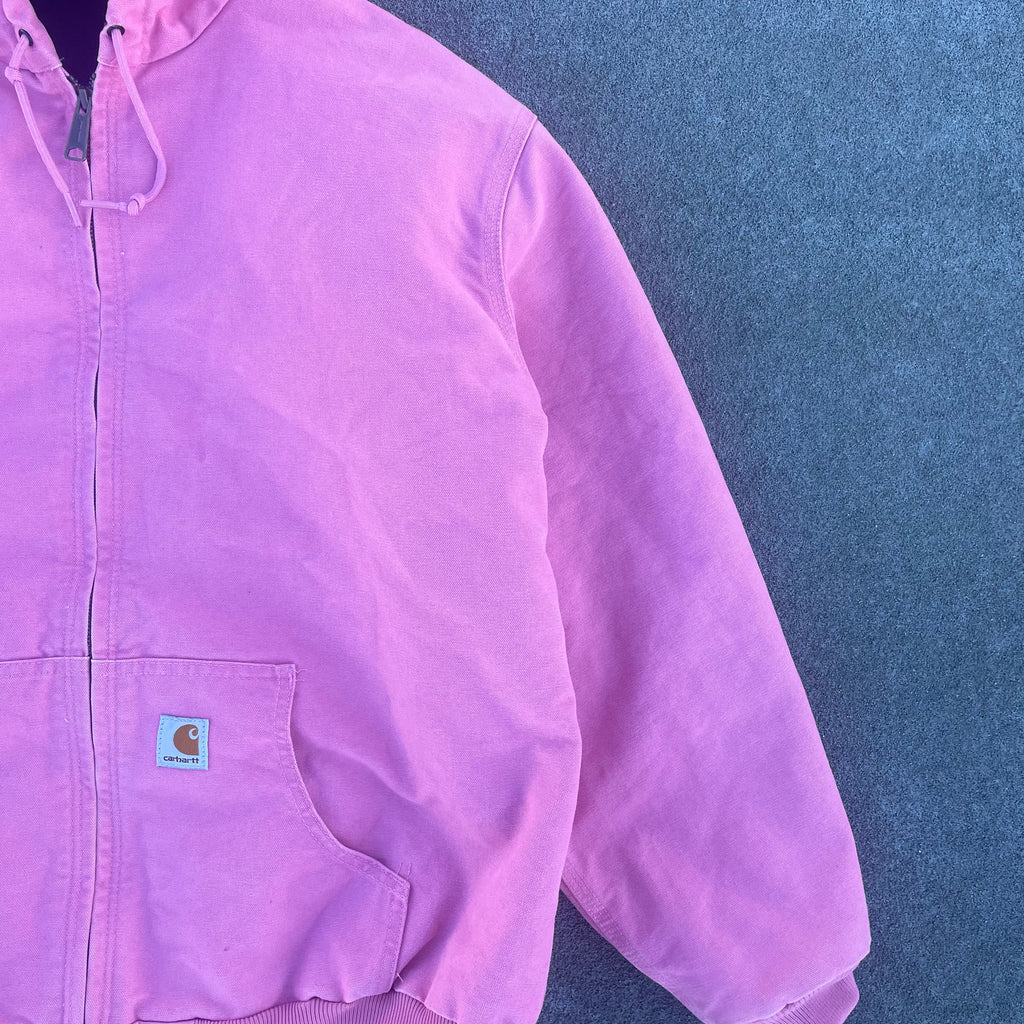 Vintage Carhartt Pink Hooded Jacket