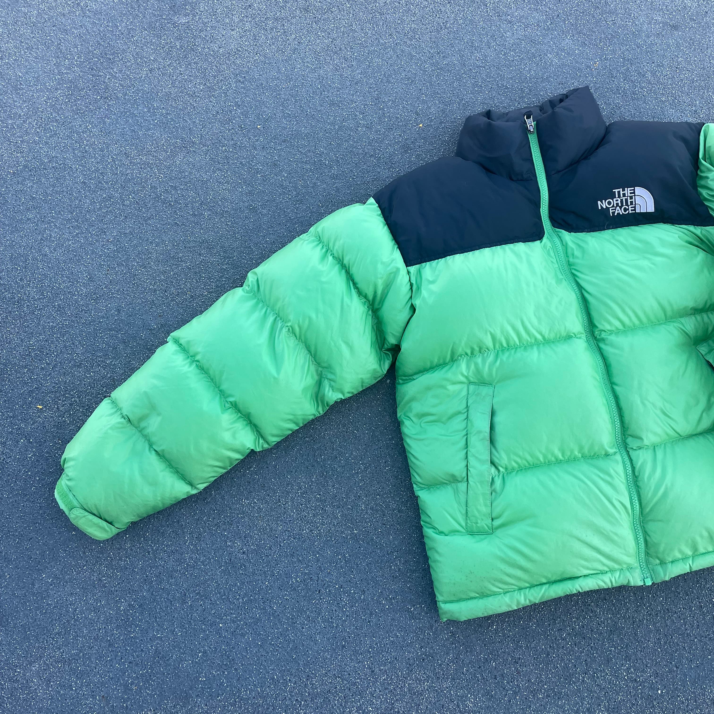 The North Face Lime Green Puffer Jacket