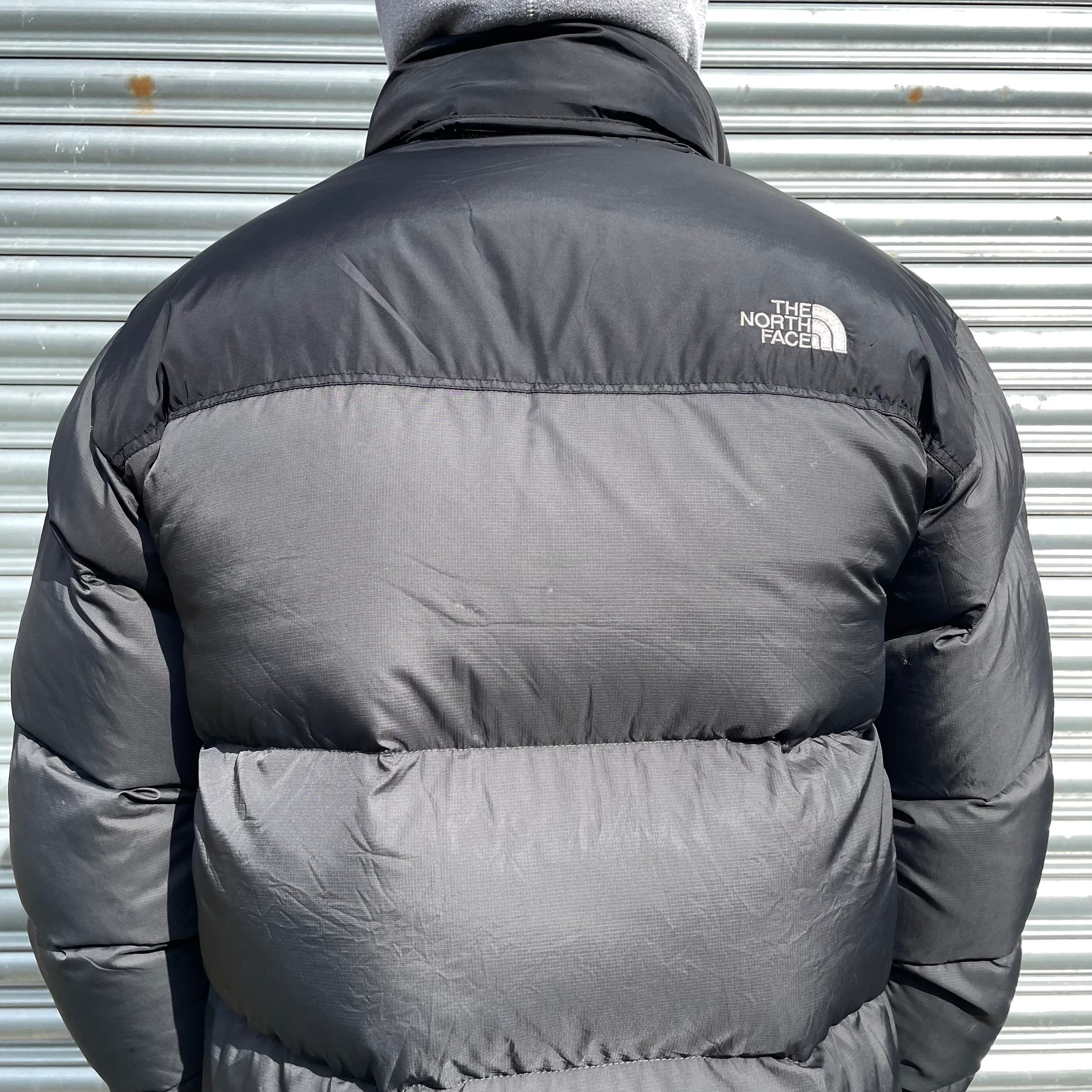 The North Face Matte Grey Puffer Jacket