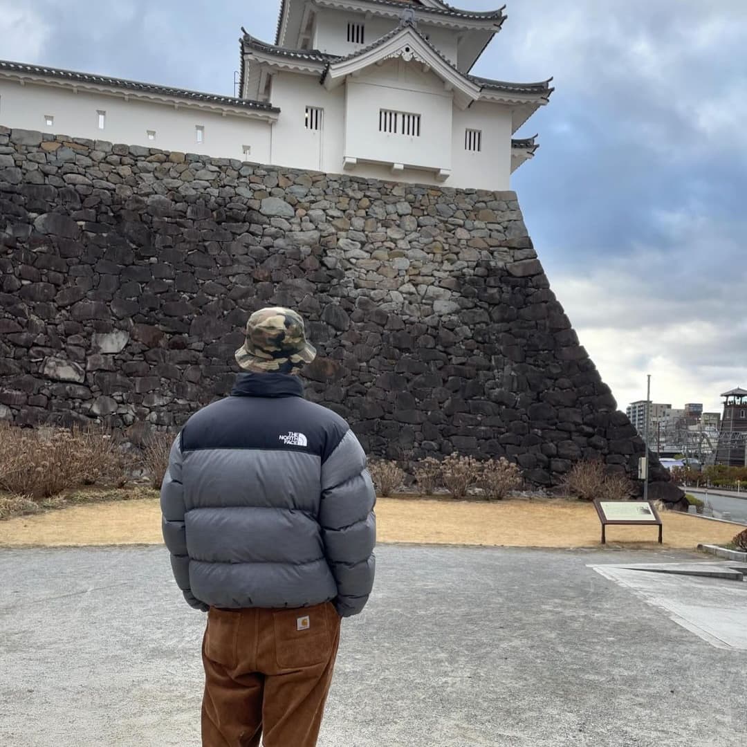 The North Face Grey Puffer Jacket