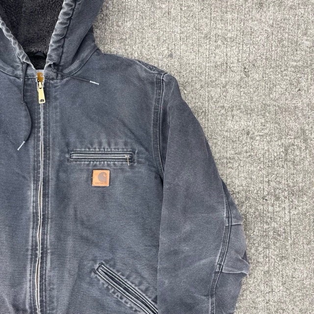 Vintage Carhartt Black Hooded Jacket