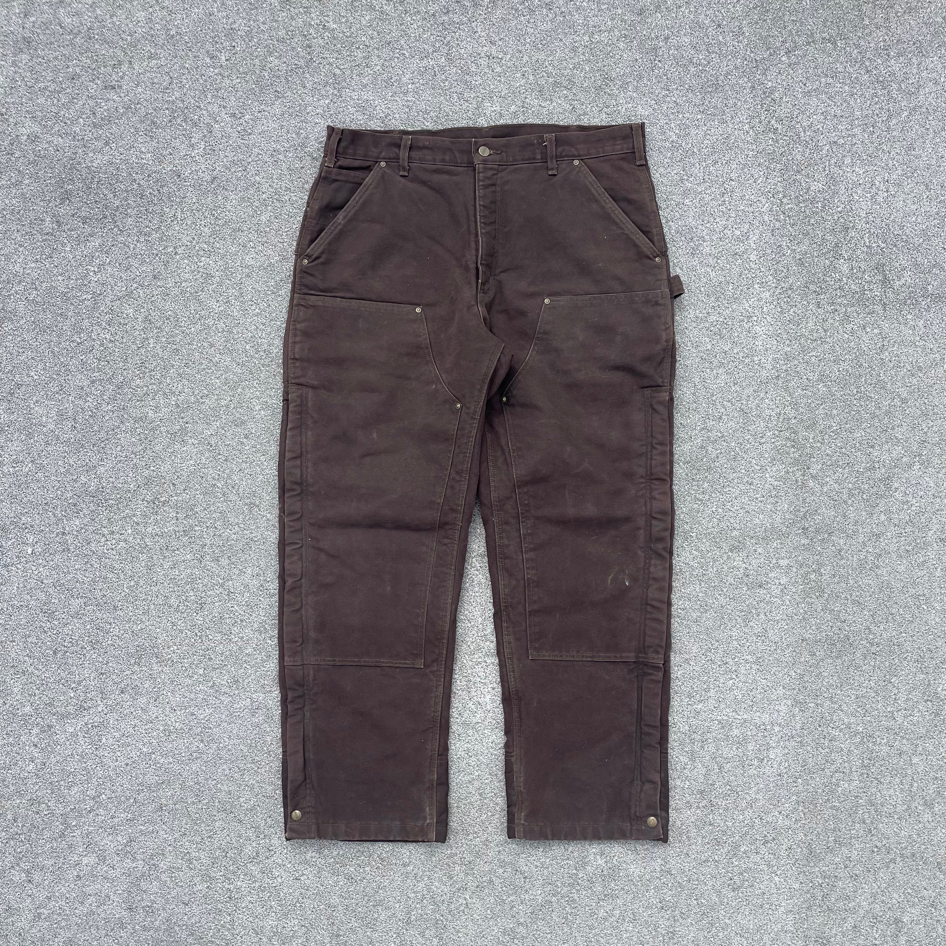 Vintage Carhartt Brown Double Knee Carpenter Trousers