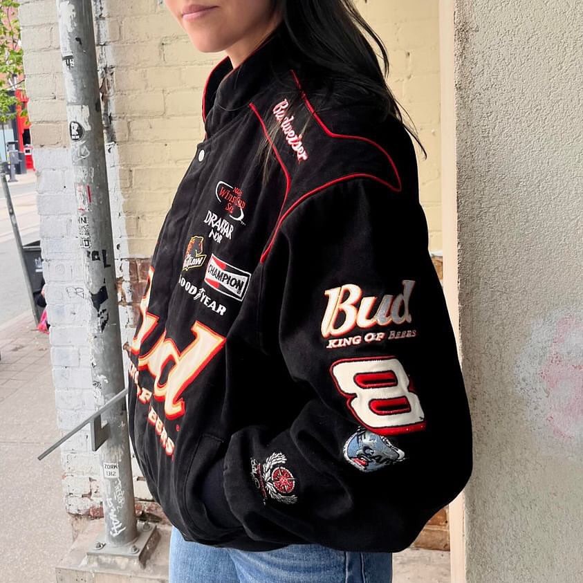 Vintage Budweiser Nascar Racing Jacket