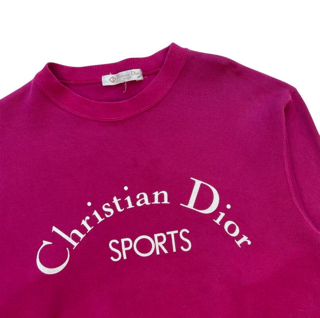 Vintage Women’s Dior Pink Sweatshirt