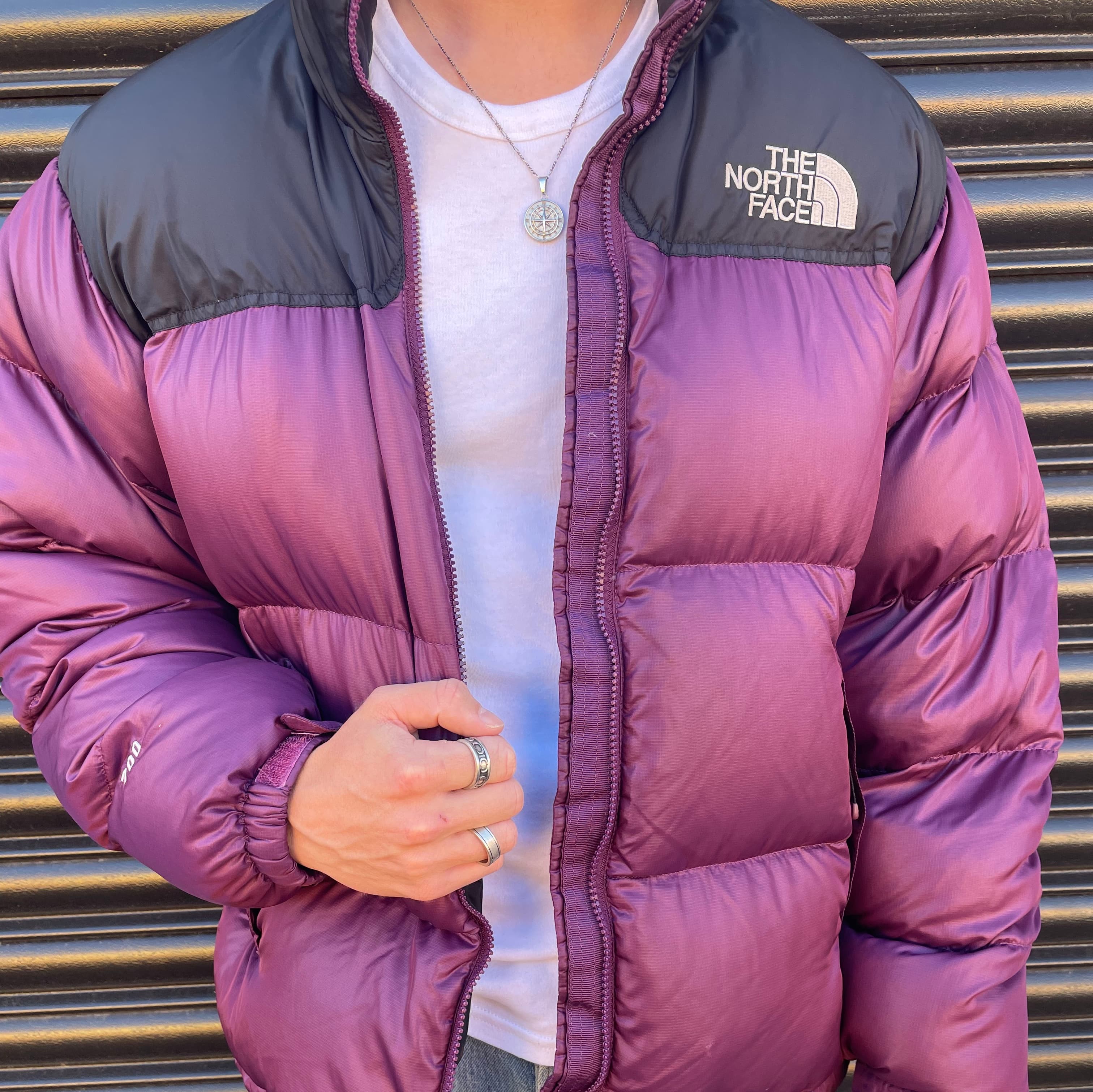 The North Face Purple Puffer Jacket