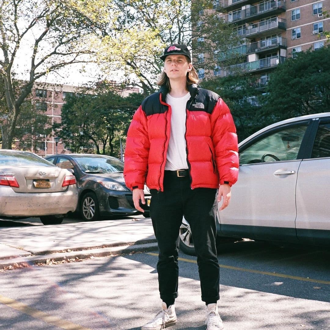 The North Face Red Puffer Jacket