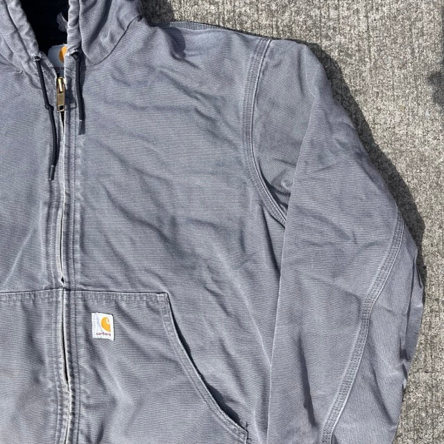 Vintage Carhartt Grey Hooded Jacket