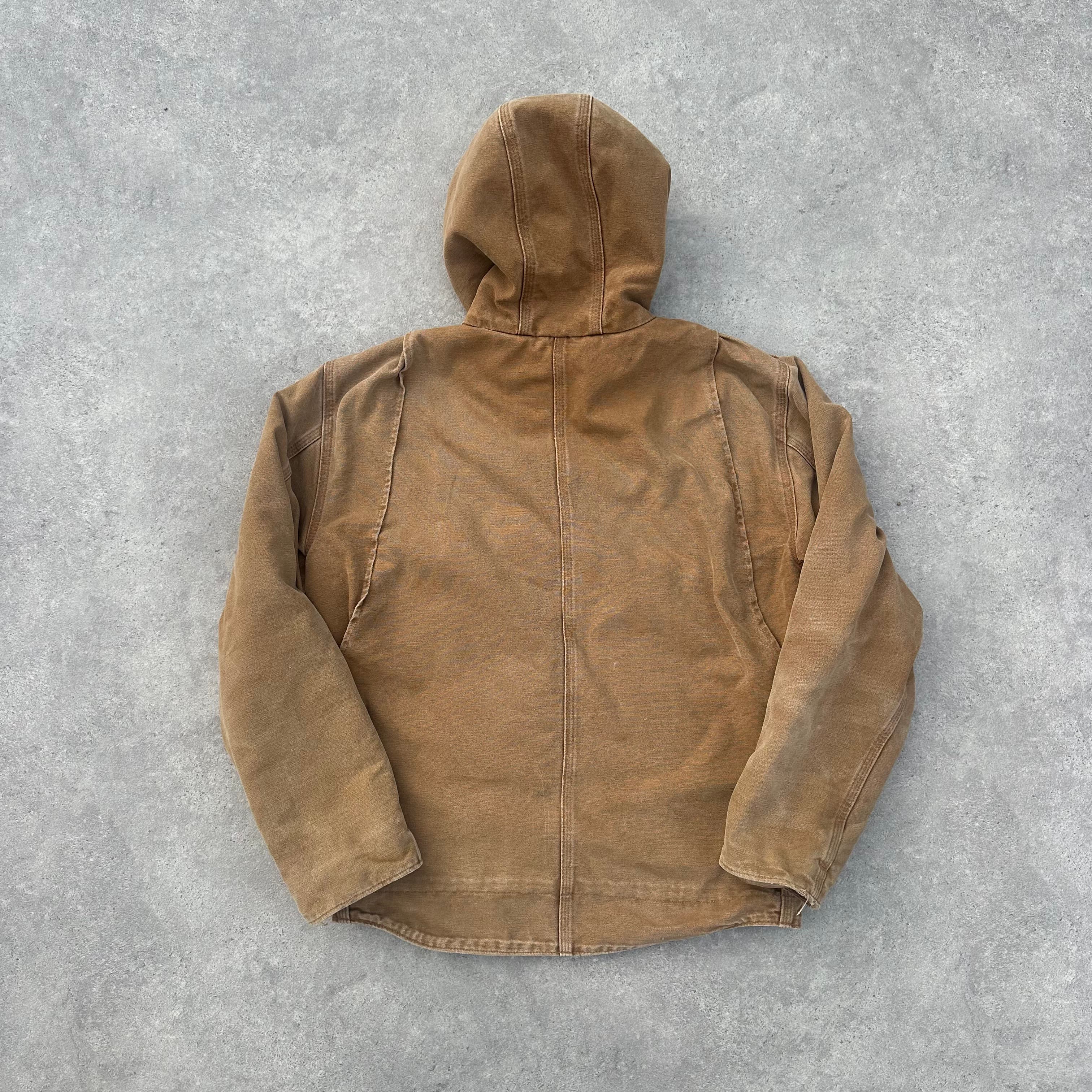 Vintage Carhartt Sand Hooded Jacket