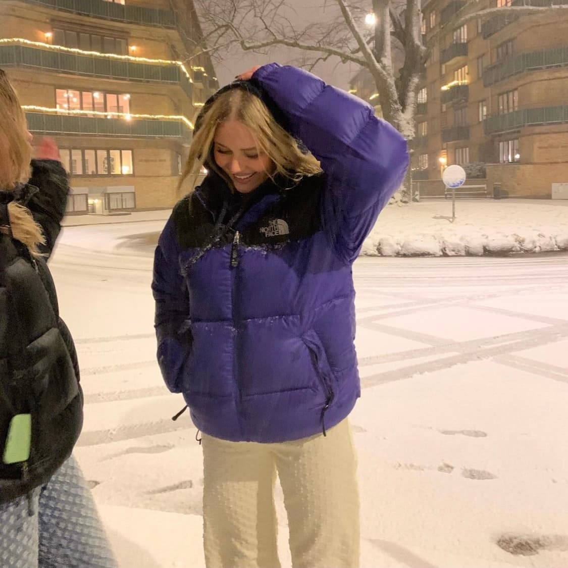 The North Face Light Purple Puffer Jacket