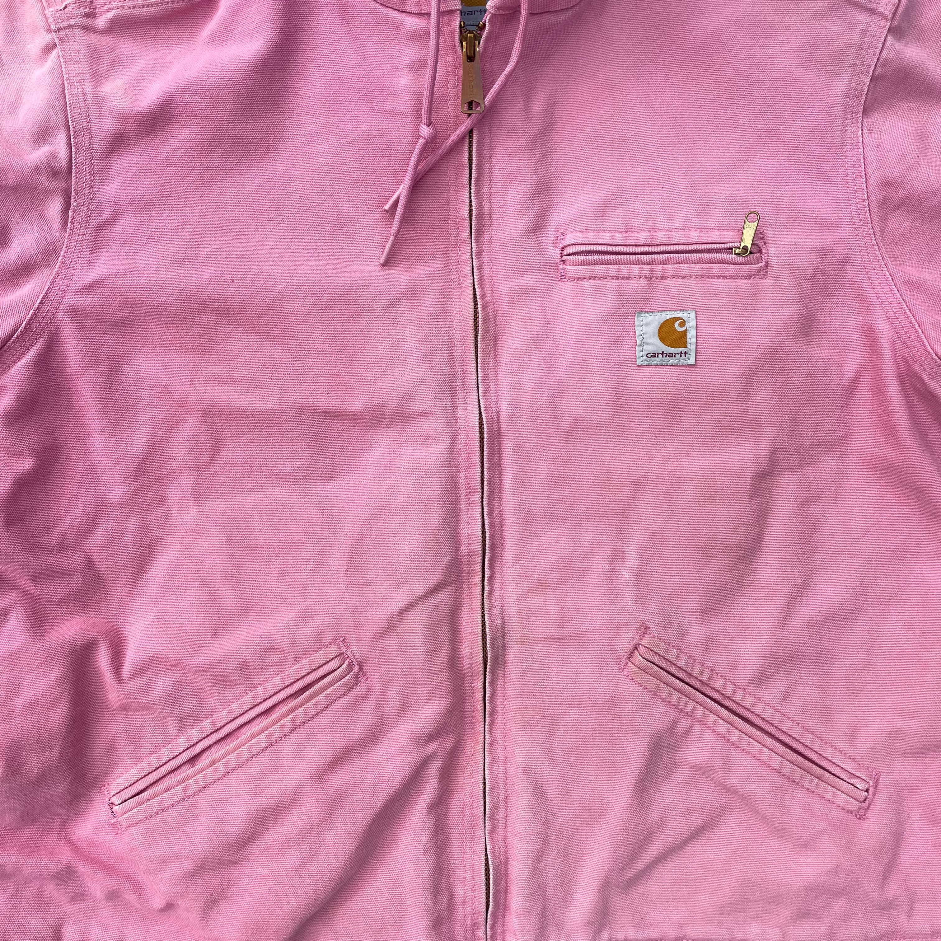 Vintage Carhartt Pink Hooded Jacket