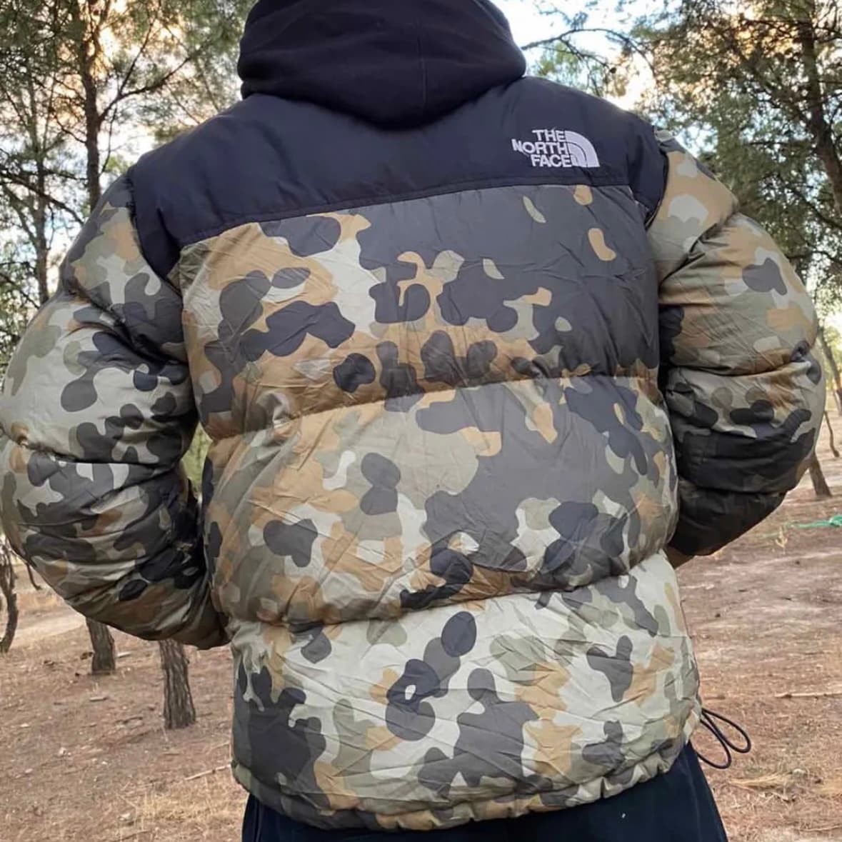 The North Face Camo Puffer Jacket