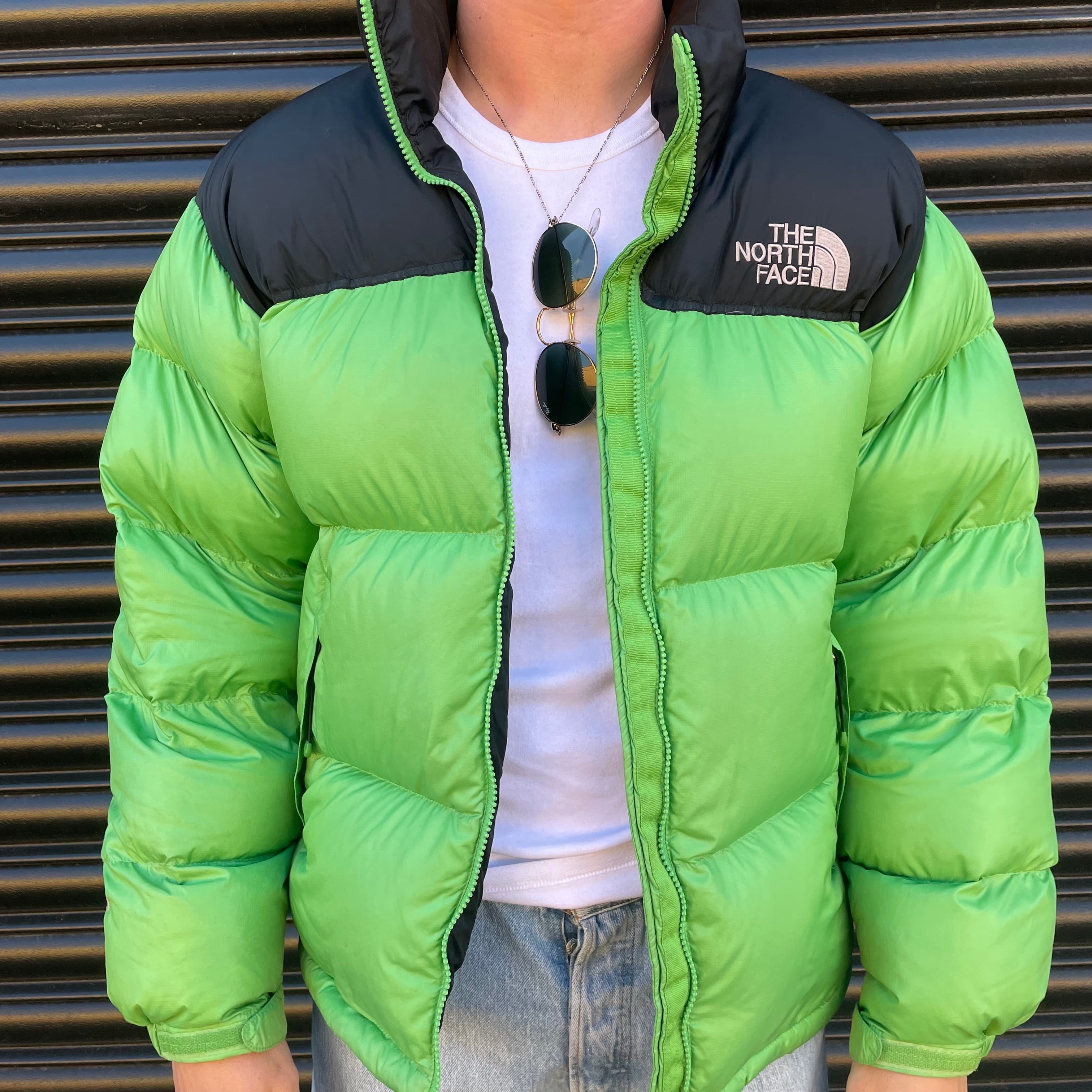 The North Face Lime Green Puffer Jacket