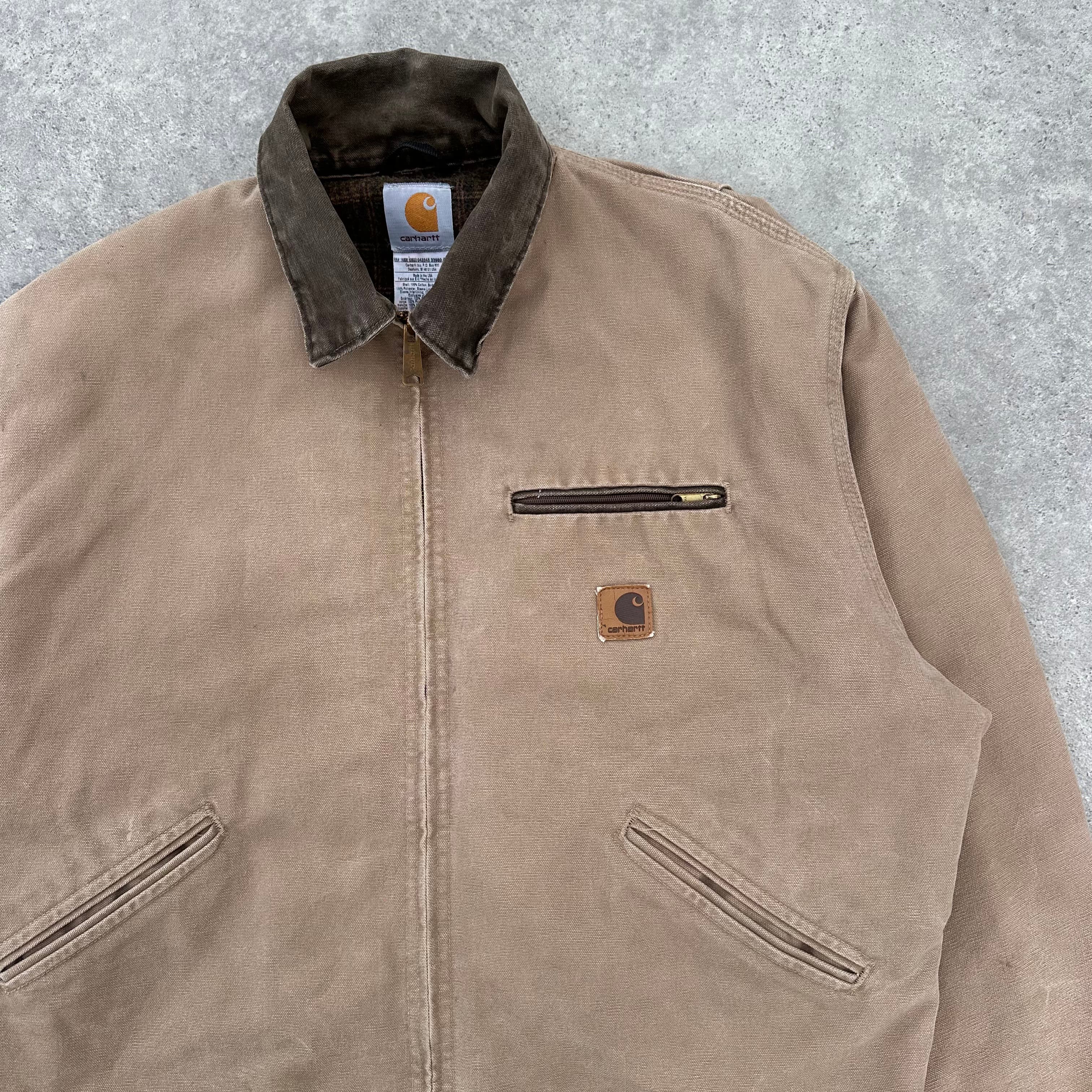 Vintage Carhartt Beige Detroit Jacket