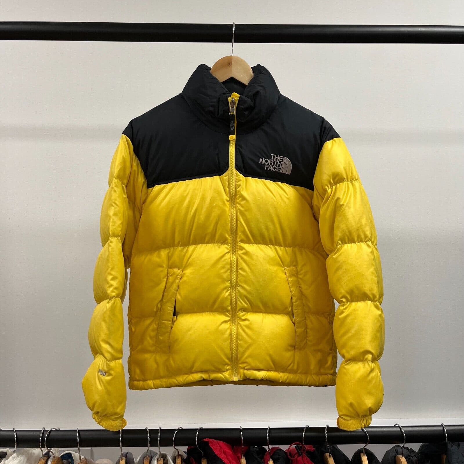 The North Face Yellow Puffer Jacket