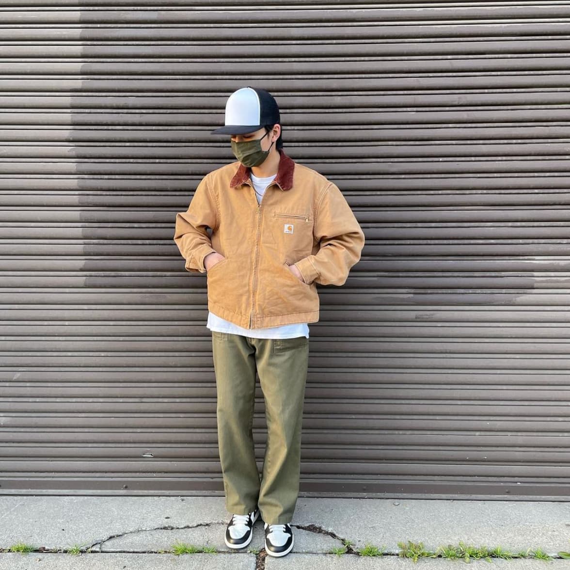 Vintage Carhartt Light Brown Detroit Jacket