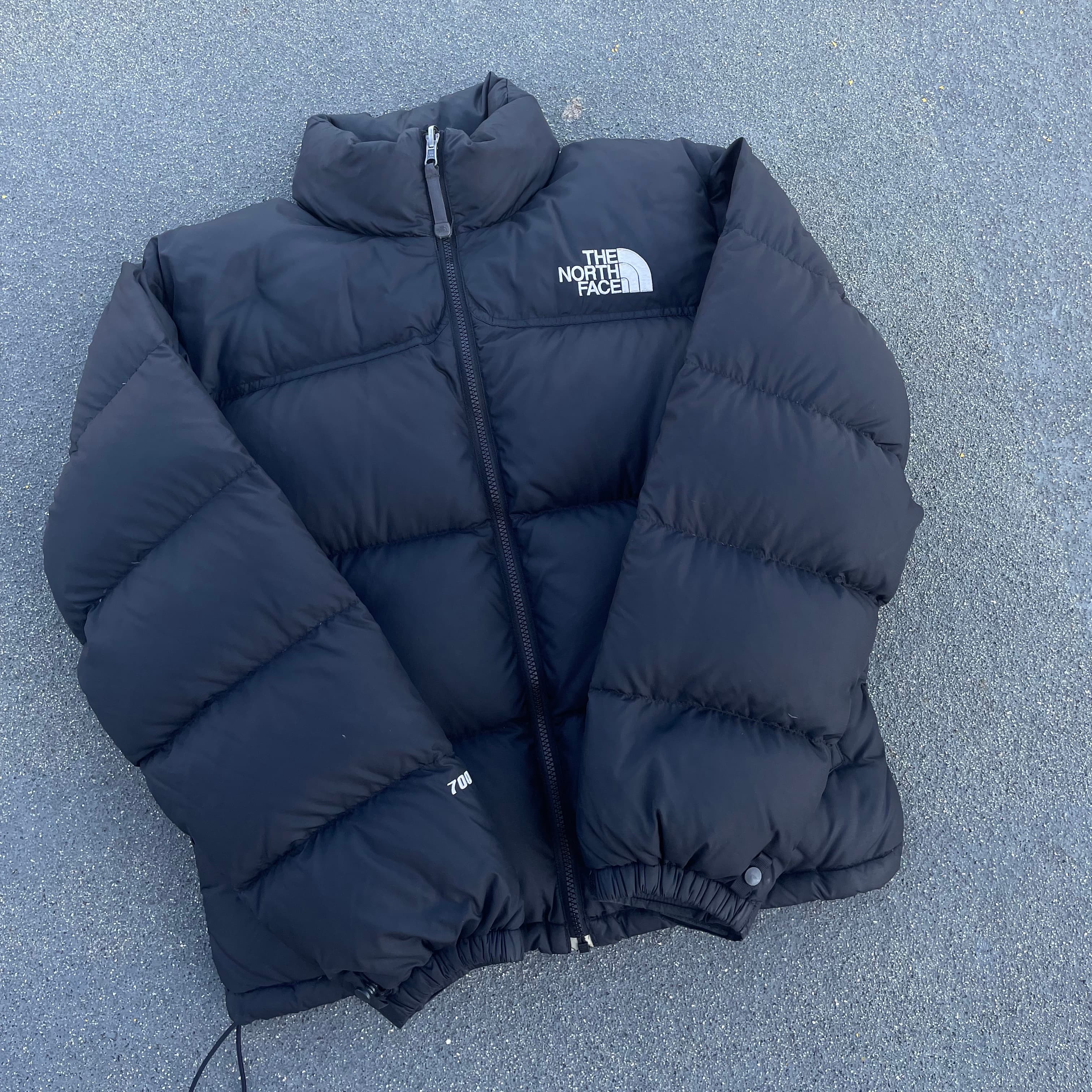 The North Face Matte Black Puffer Jacket