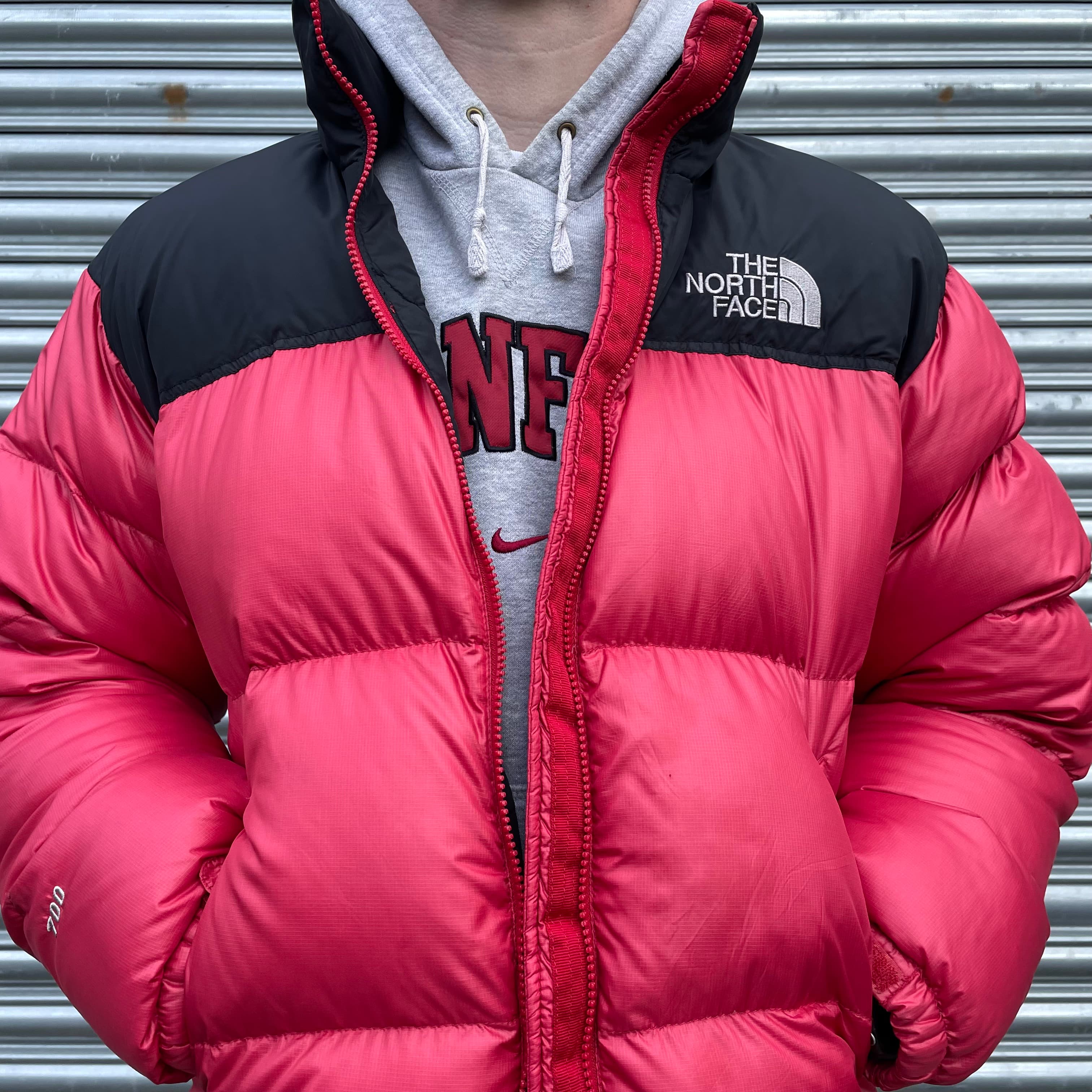 The North Face Pale Red Puffer Jacket