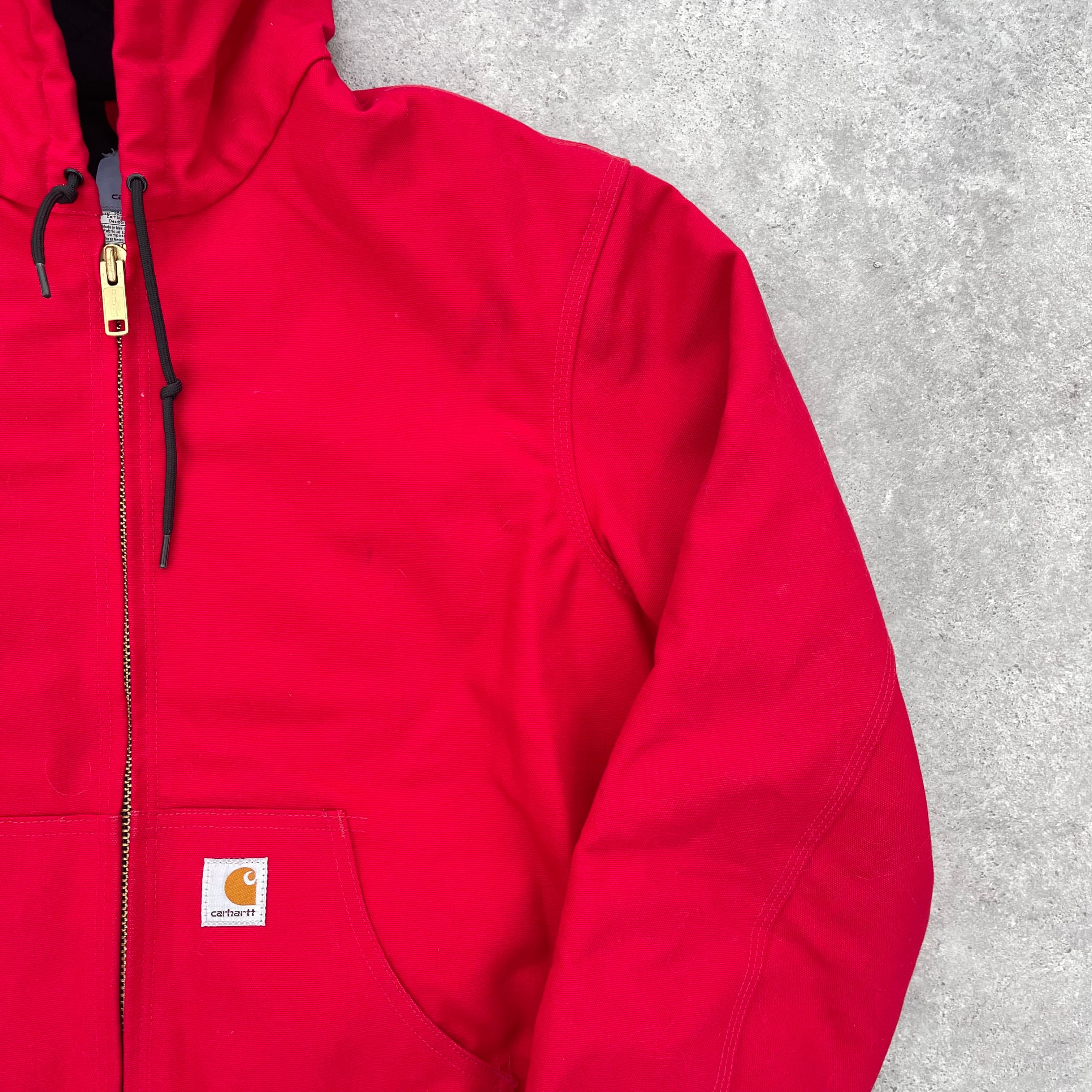 Vintage Carhartt Red Hooded Jacket