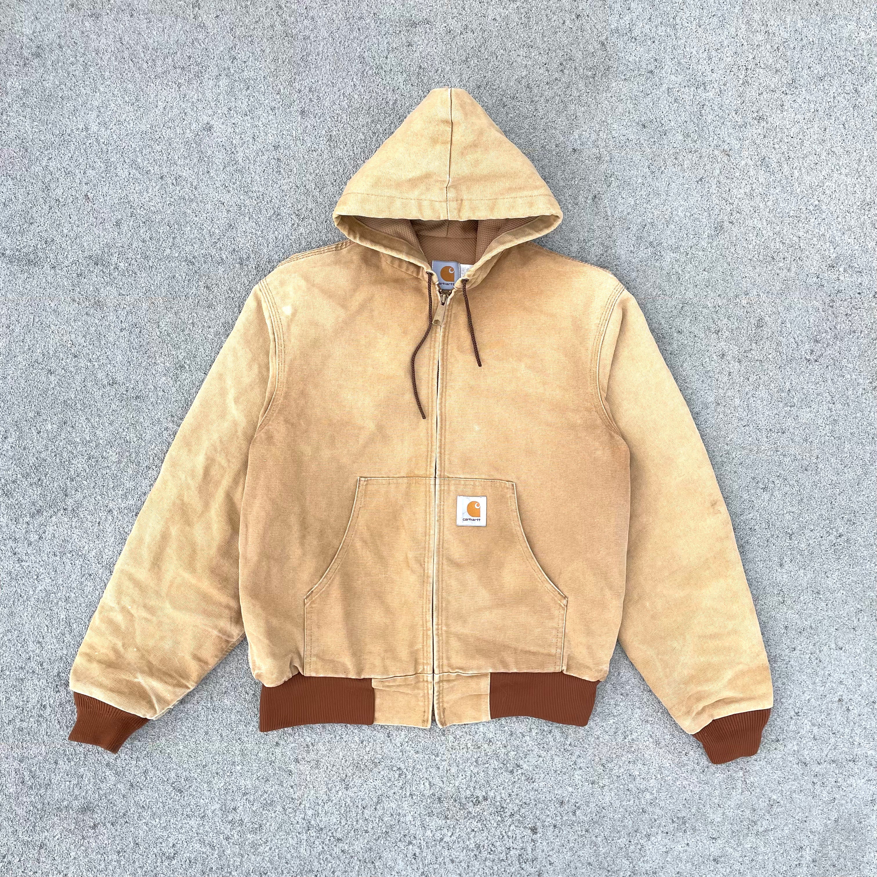 Vintage Carhartt Sand Hooded Jacket