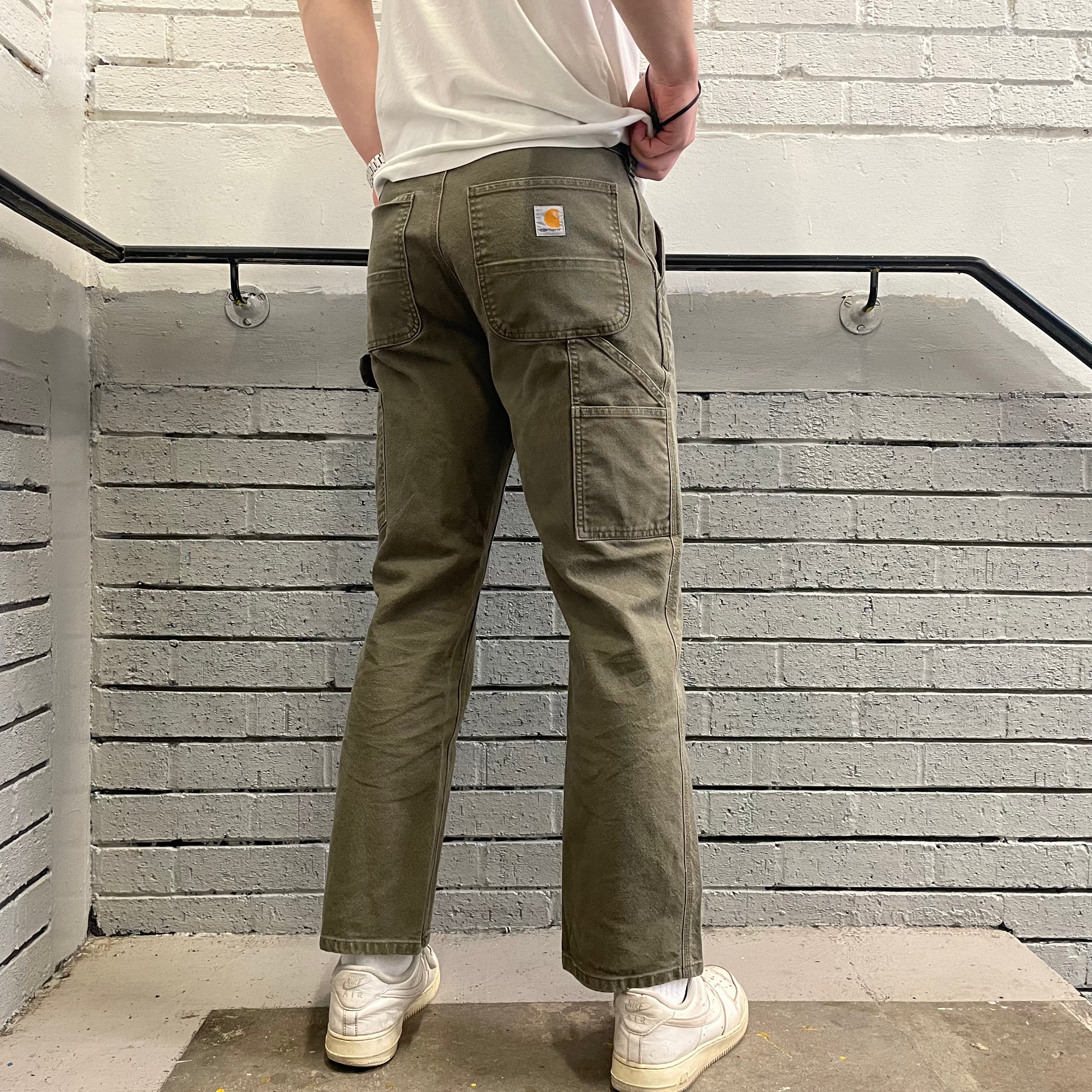 Vintage Carhartt Carpenter Pants Carhartt Olive Green Pants