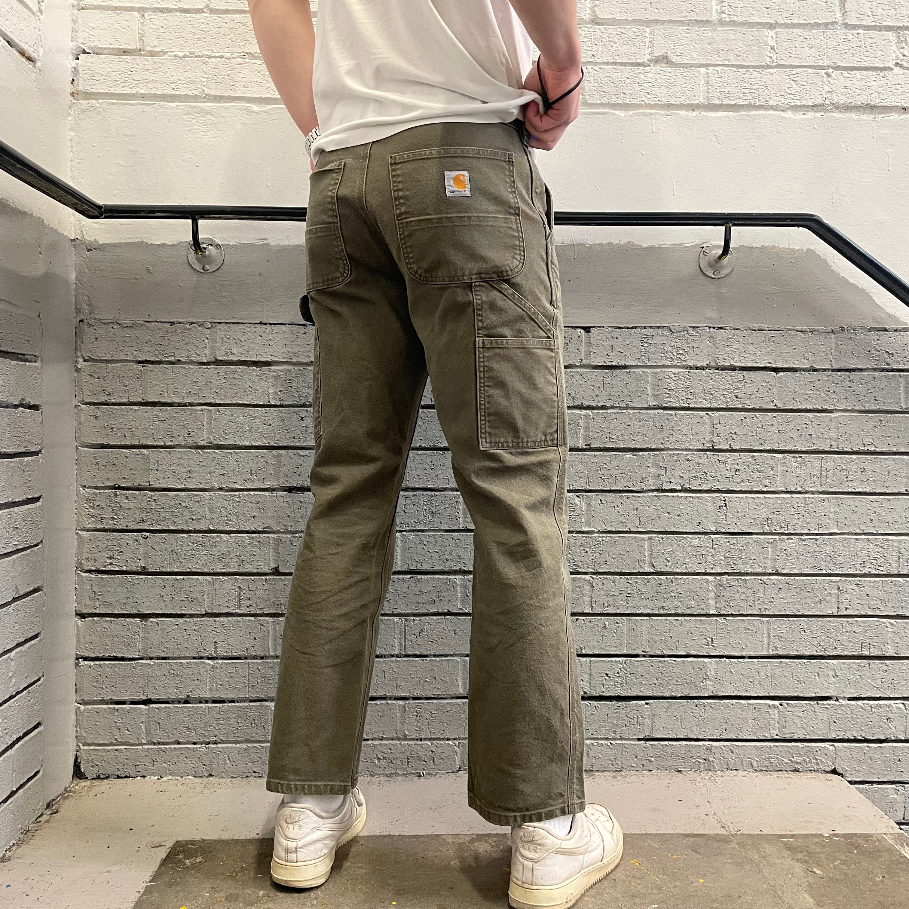 Vintage Carhartt Green Carpenter Trousers